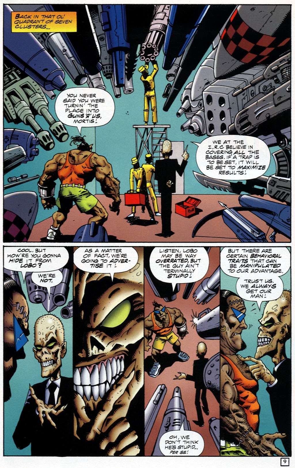 Read online Lobo: Death and Taxes comic -  Issue #3 - 9