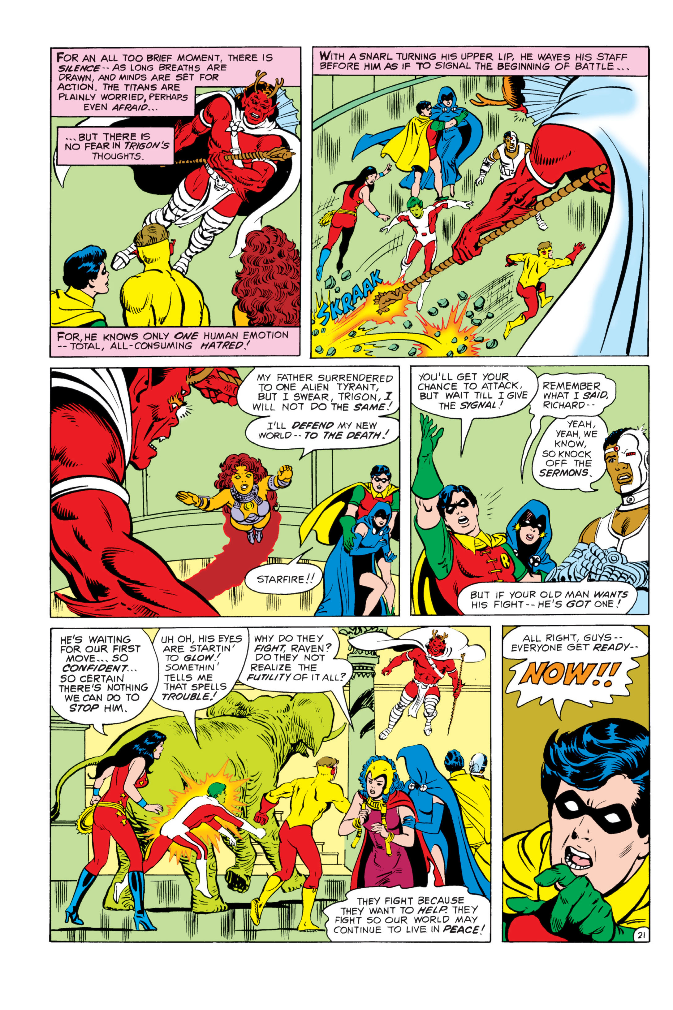 Read online The New Teen Titans (1980) comic -  Issue #5 - 22
