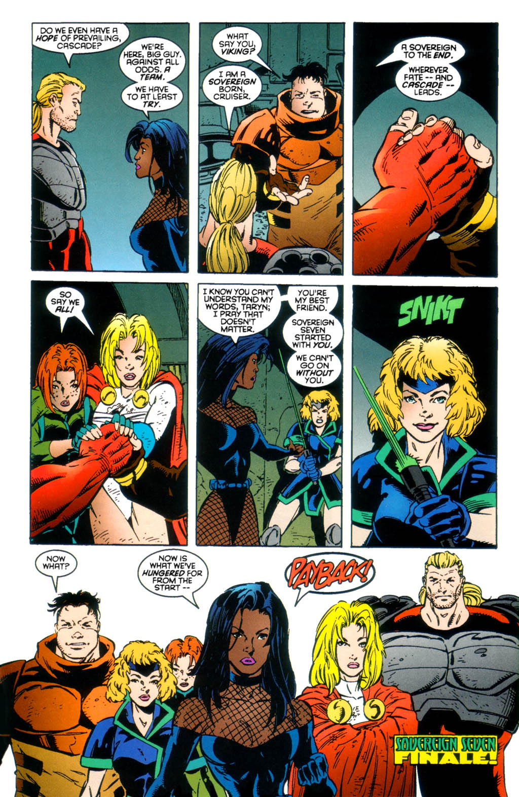 Read online Sovereign Seven comic -  Issue #35 - 22