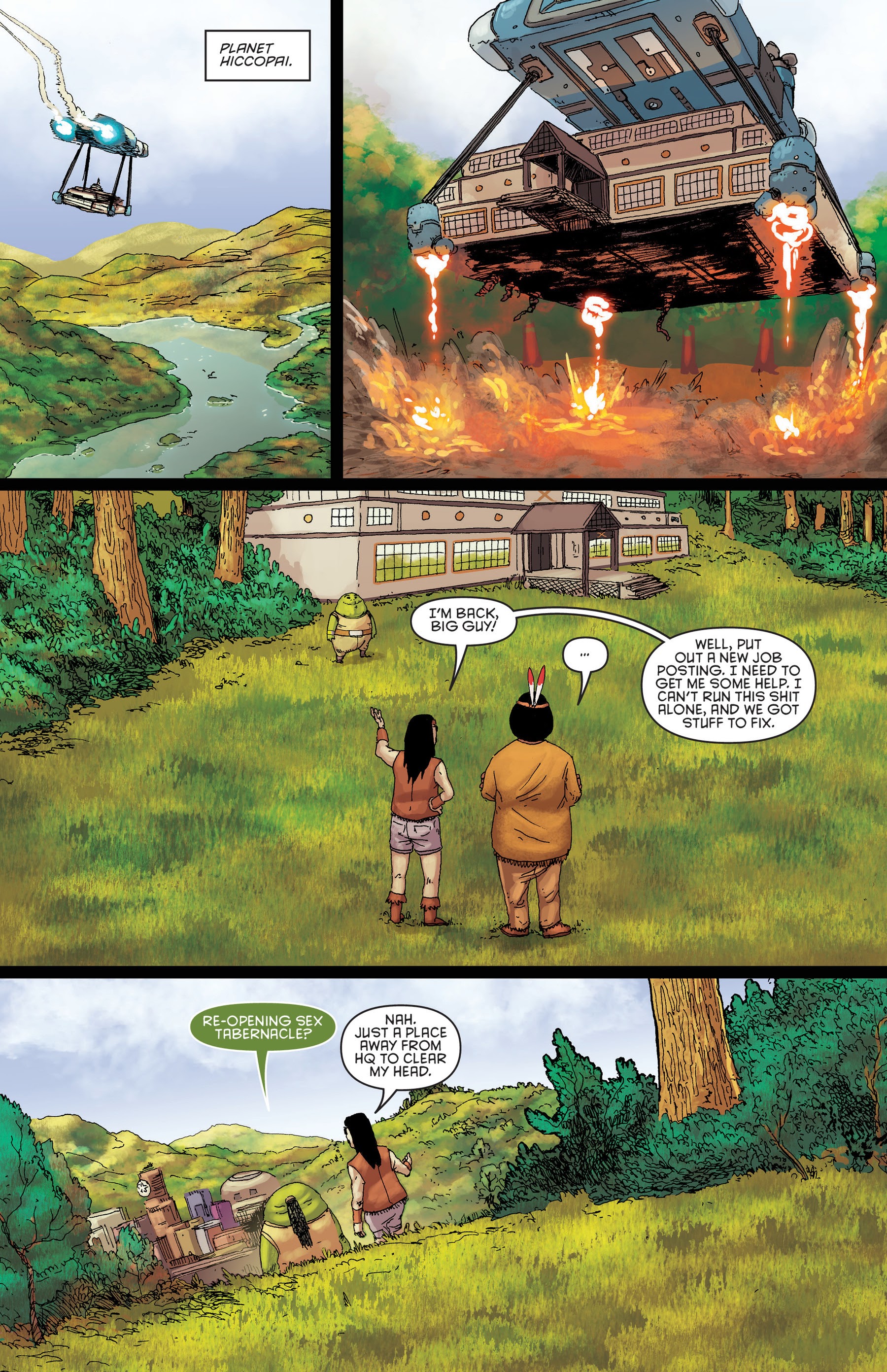 Read online Space Bastards: Special Delivery comic -  Issue # TPB - 36