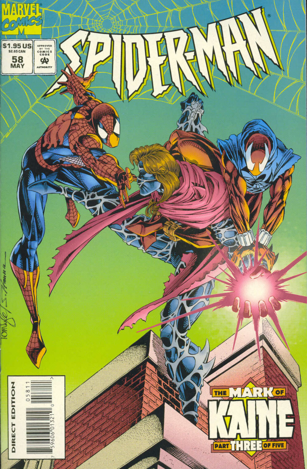 Spider-Man (1990) issue 58 - Spider, Spider, Who's Got The Spider - Page 1