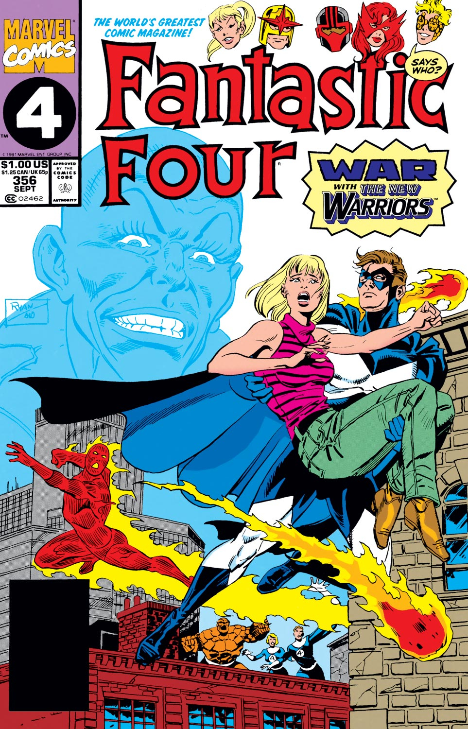 Read online Fantastic Four (1961) comic -  Issue #356 - 1