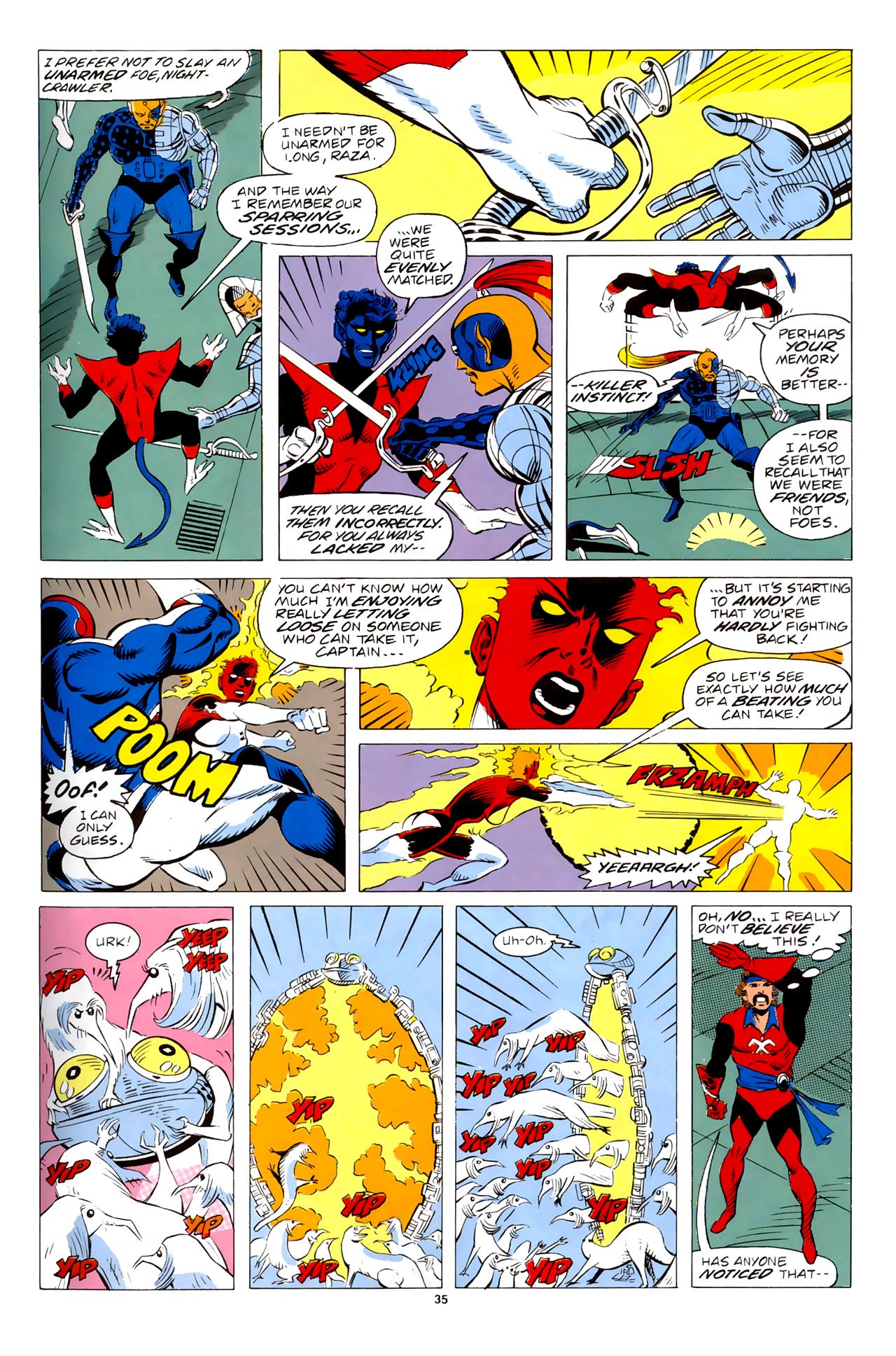 Read online X-Men Spotlight On...Starjammers comic -  Issue #2 - 37