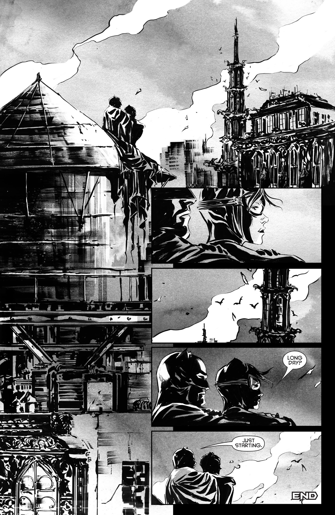 Read online Batman Black and White (2013) comic -  Issue #4 - 28