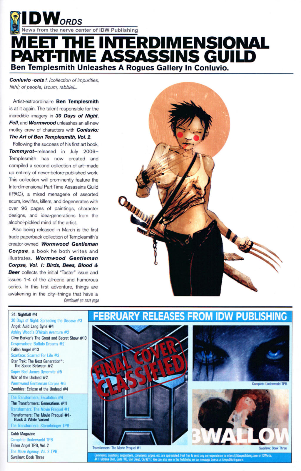 Read online Wormwood: Gentleman Corpse comic -  Issue #6 - 28