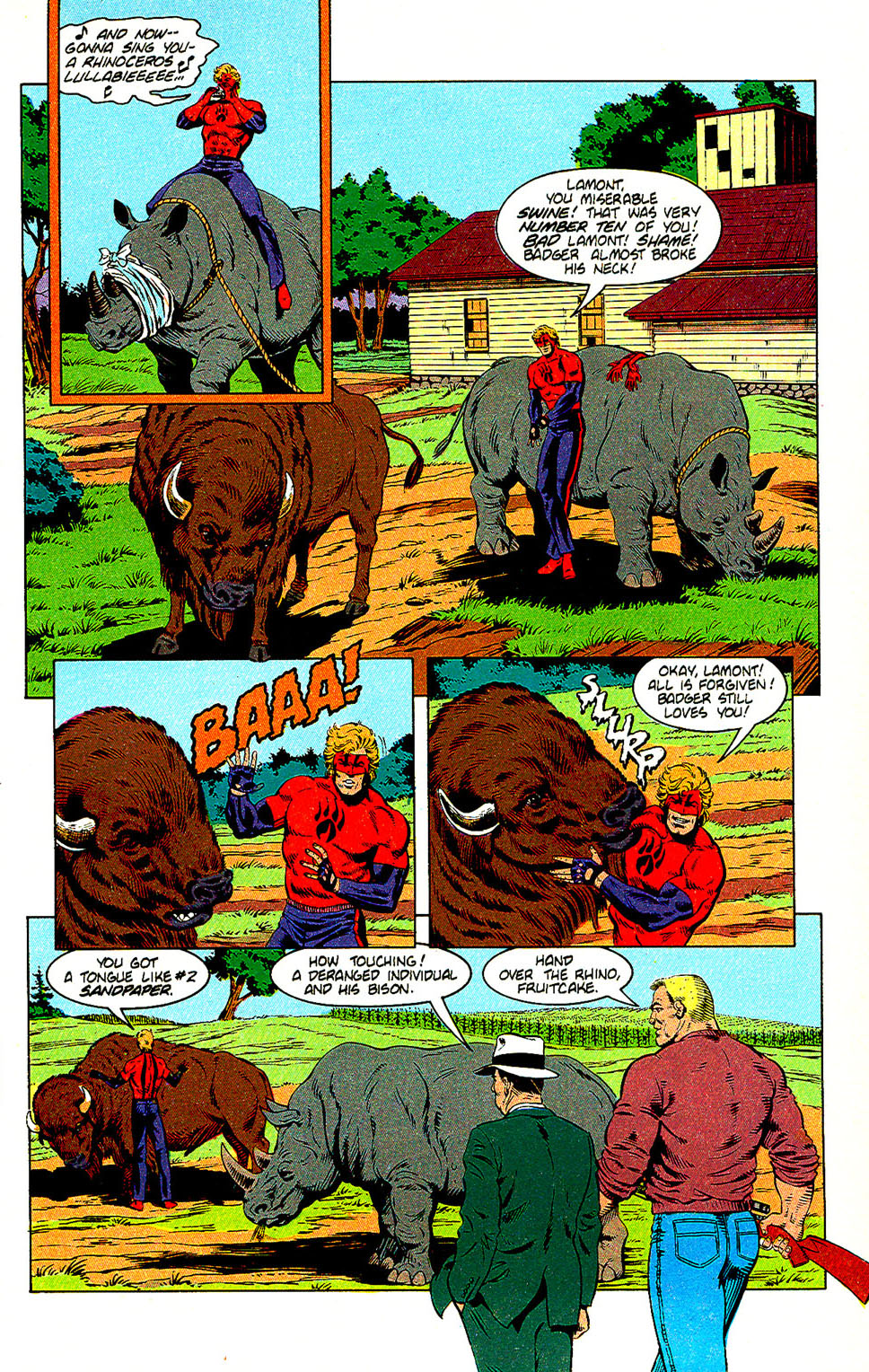 Read online The Badger comic -  Issue #17 - 18