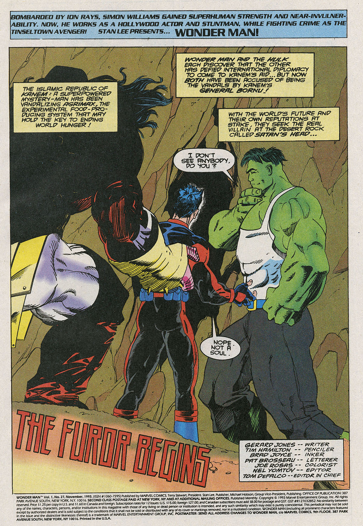 Read online Wonder Man (1991) comic -  Issue #27 - 2