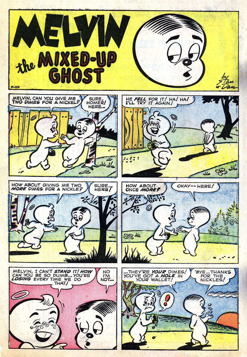 Read online Homer, the Happy Ghost comic -  Issue #21 - 10