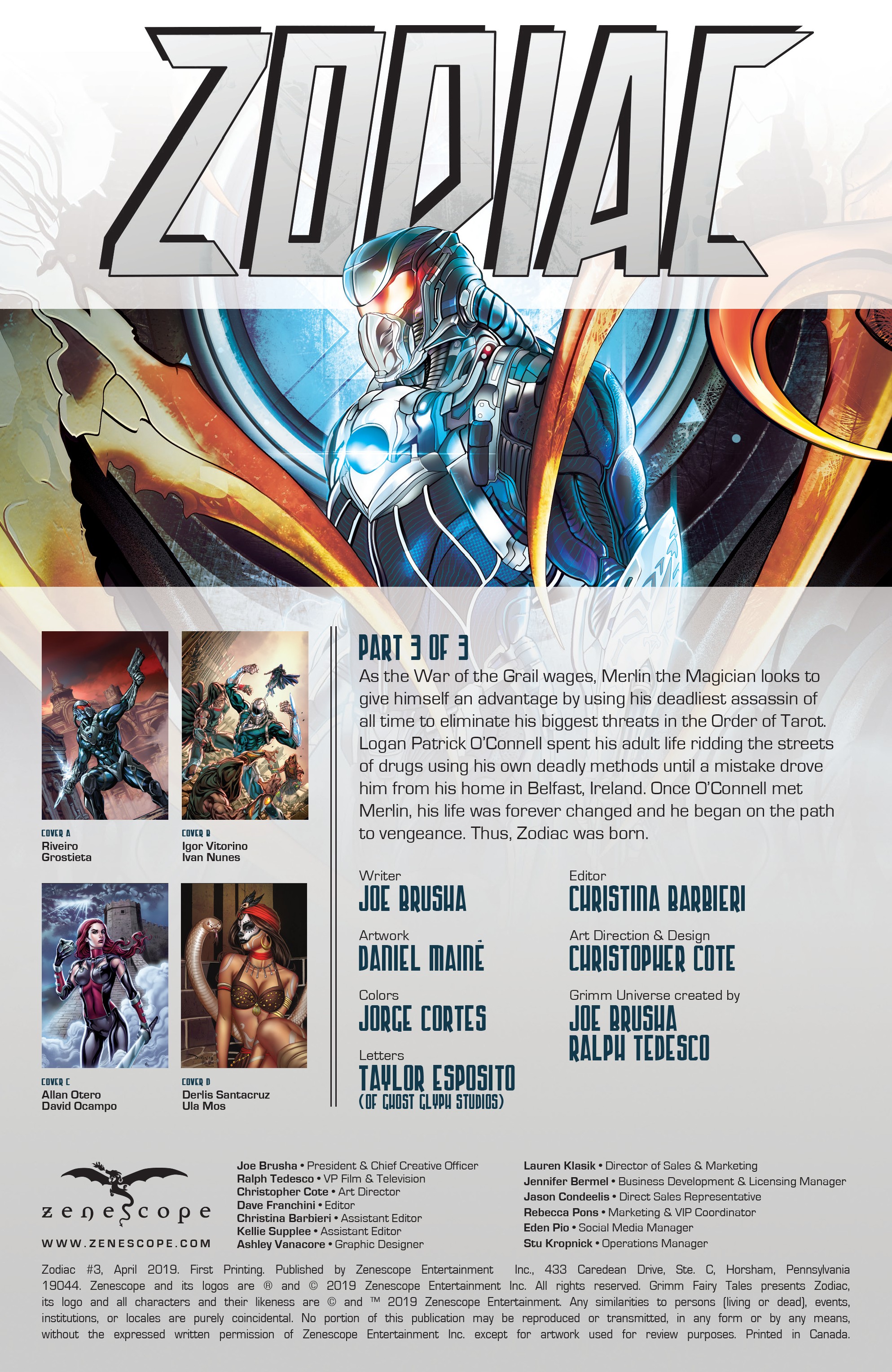 Read online Zodiac comic -  Issue #3 - 2