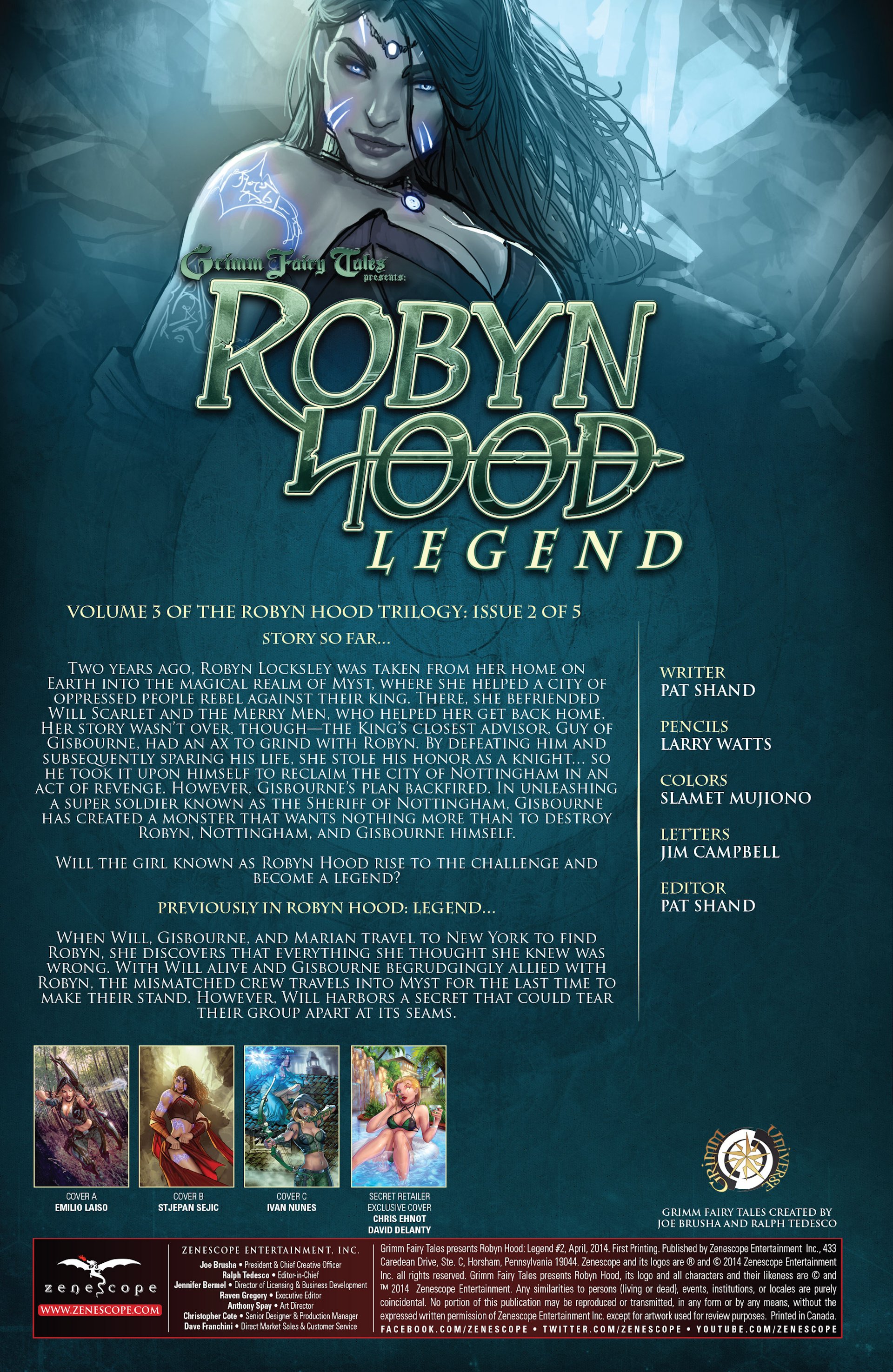 Read online Grimm Fairy Tales presents Robyn Hood: Legend comic -  Issue #2 - 4