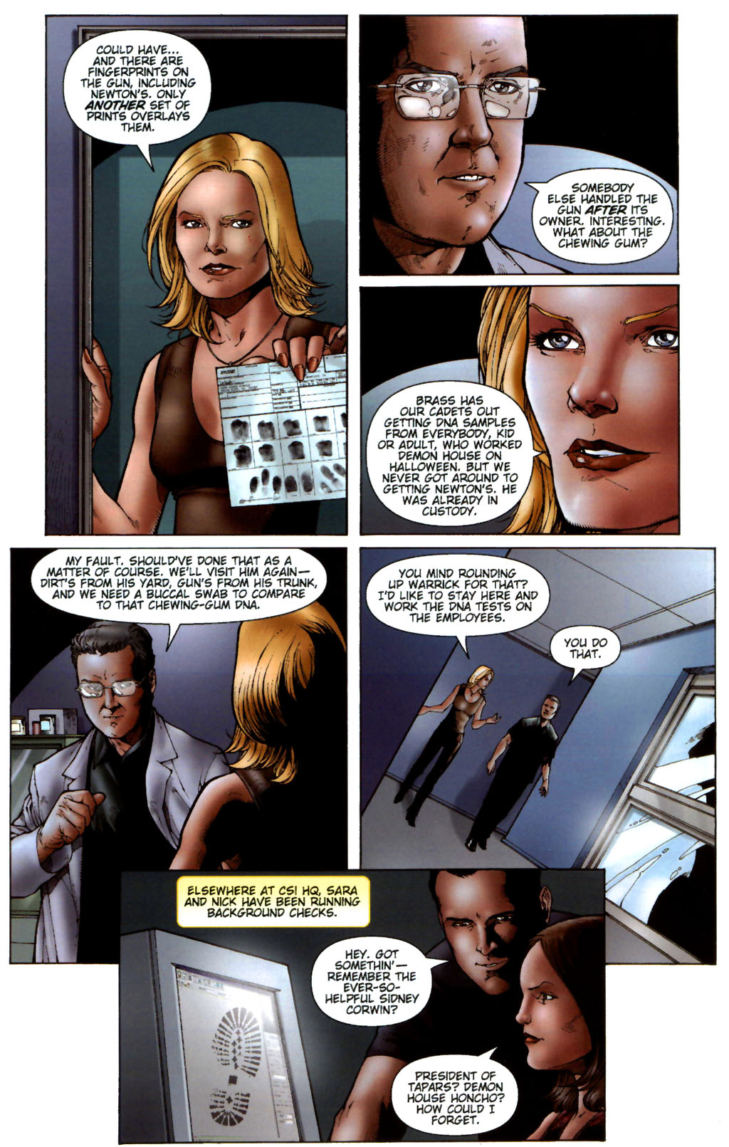 Read online CSI: Crime Scene Investigation: Demon House comic -  Issue #5 - 14