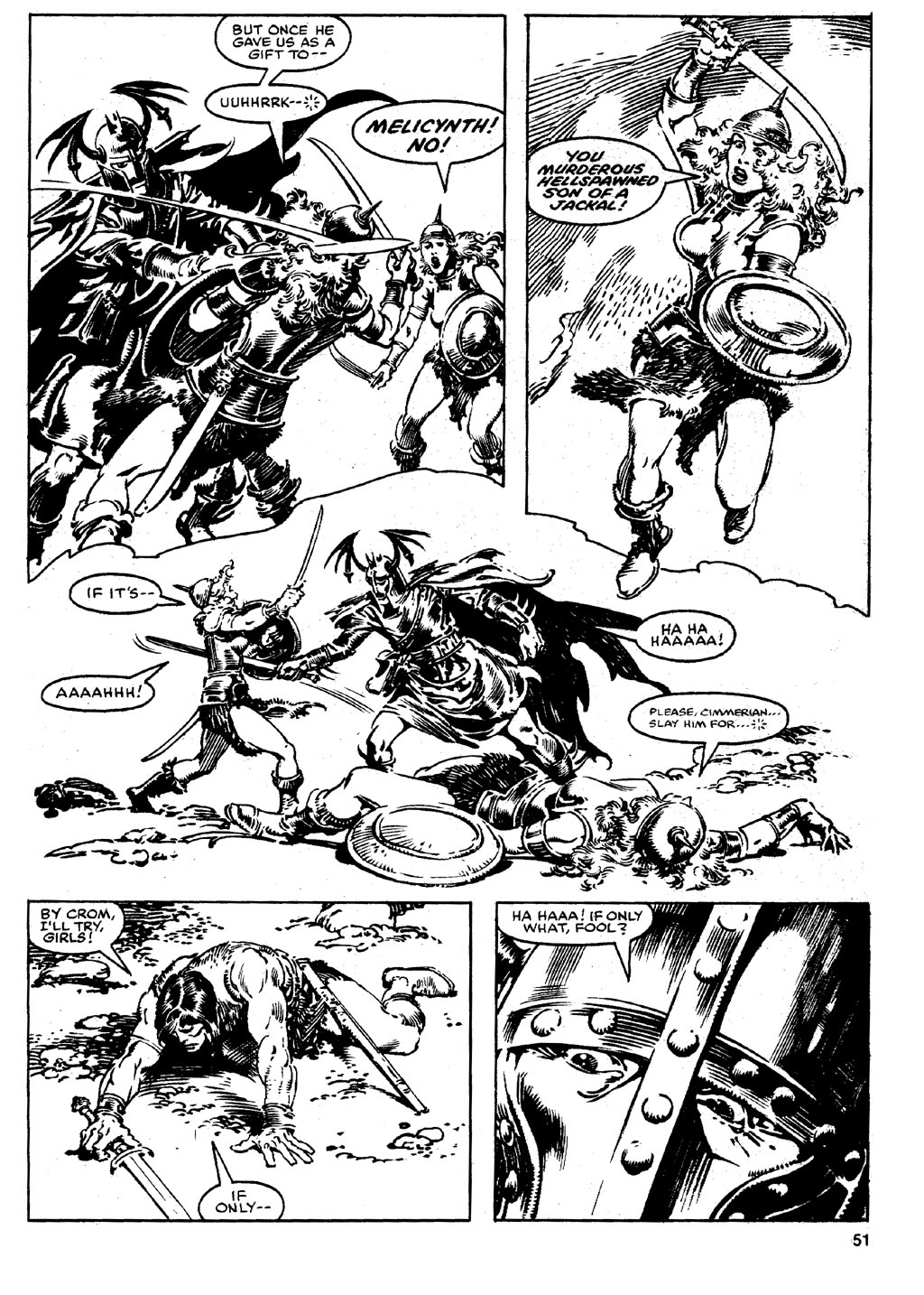 Read online The Savage Sword Of Conan comic -  Issue #90 - 50