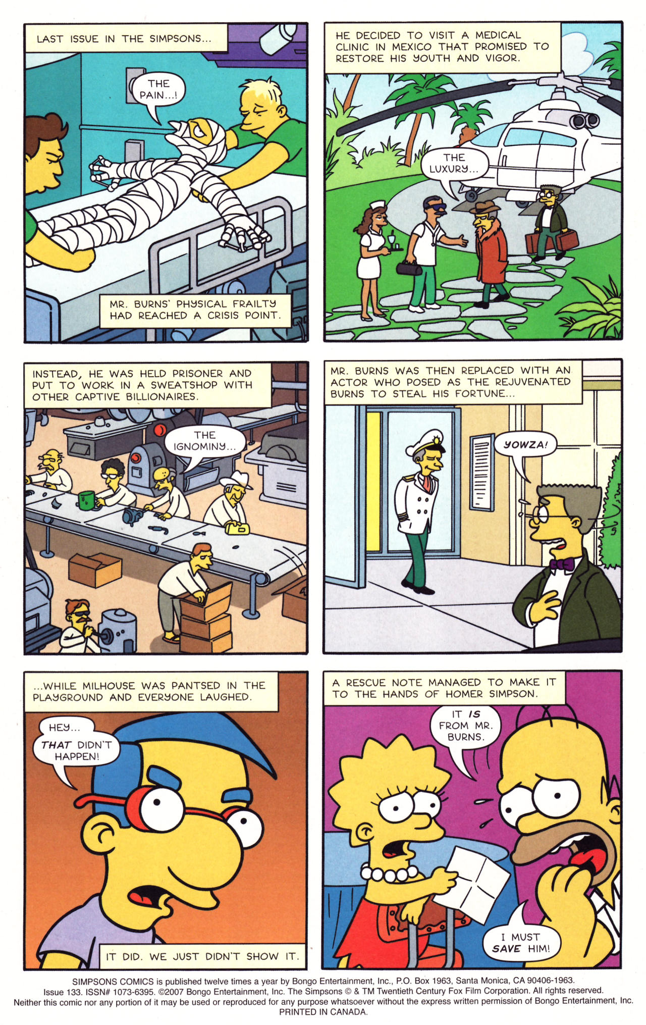 Read online Simpsons Comics comic -  Issue #133 - 2