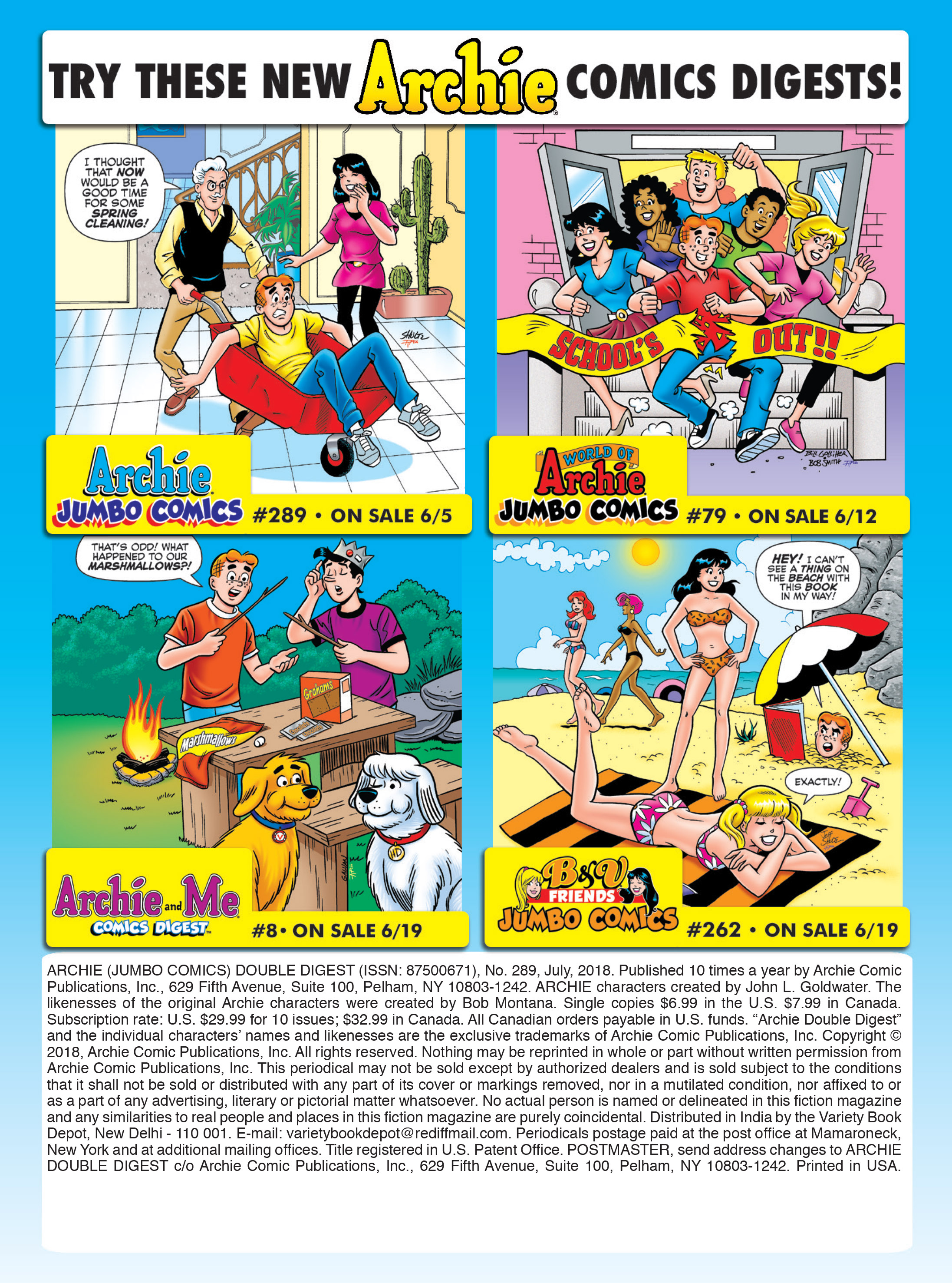 Read online Archie's Double Digest Magazine comic -  Issue #289 - 182