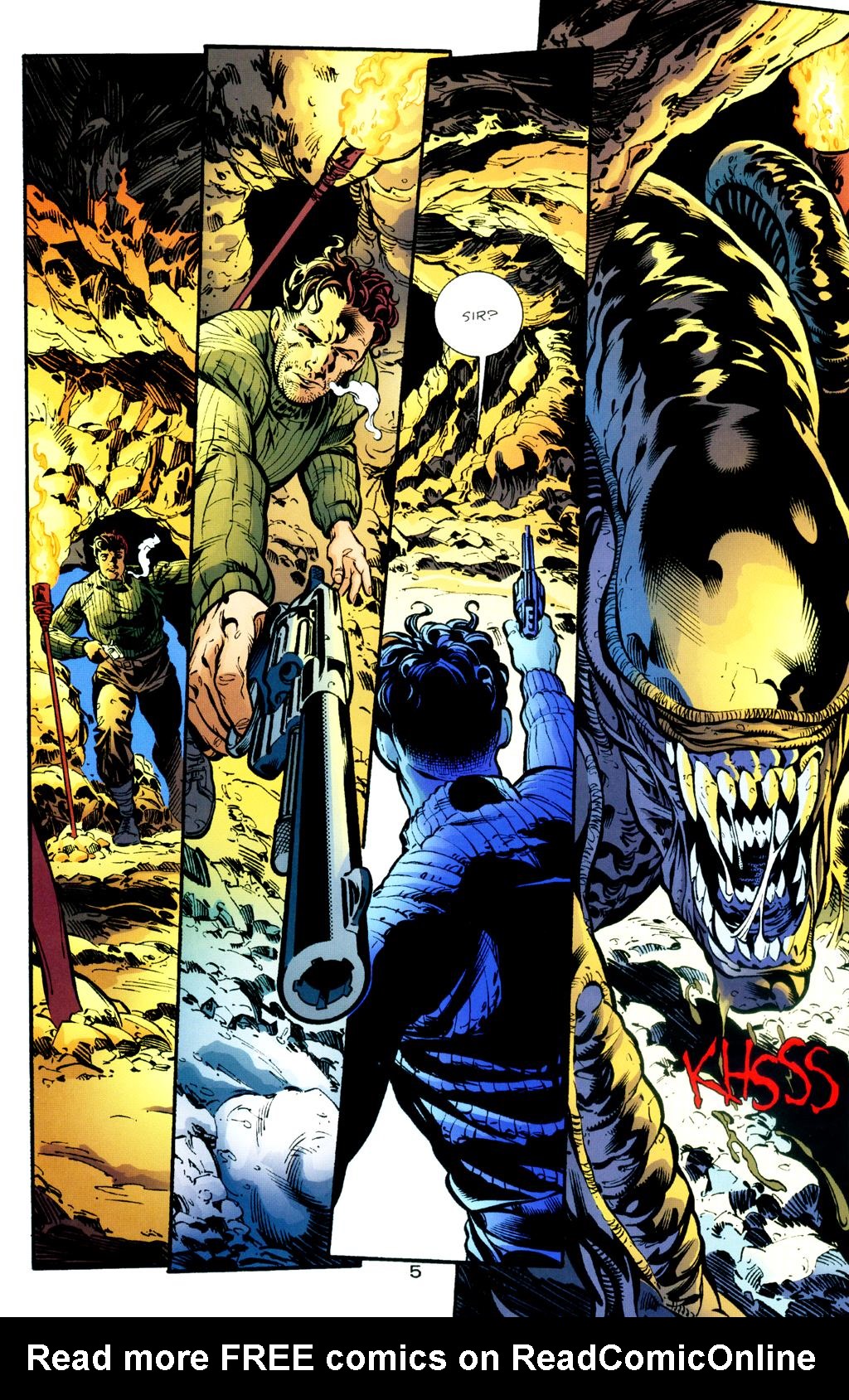 Read online Batman/Aliens II comic -  Issue #1 - 7
