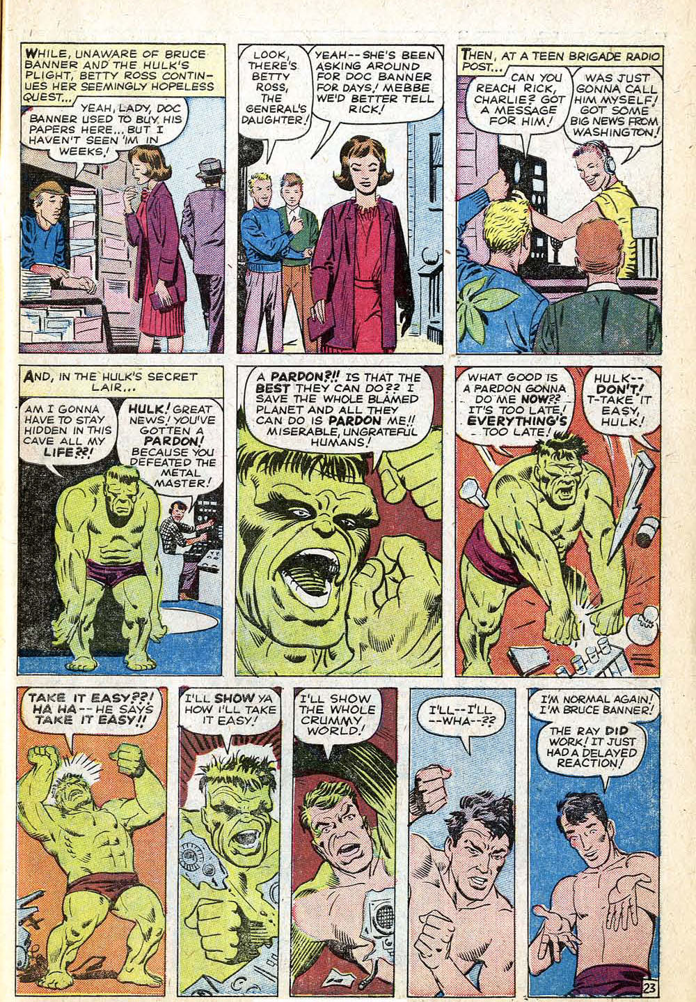 Read online The Incredible Hulk (1962) comic -  Issue #6 - 31