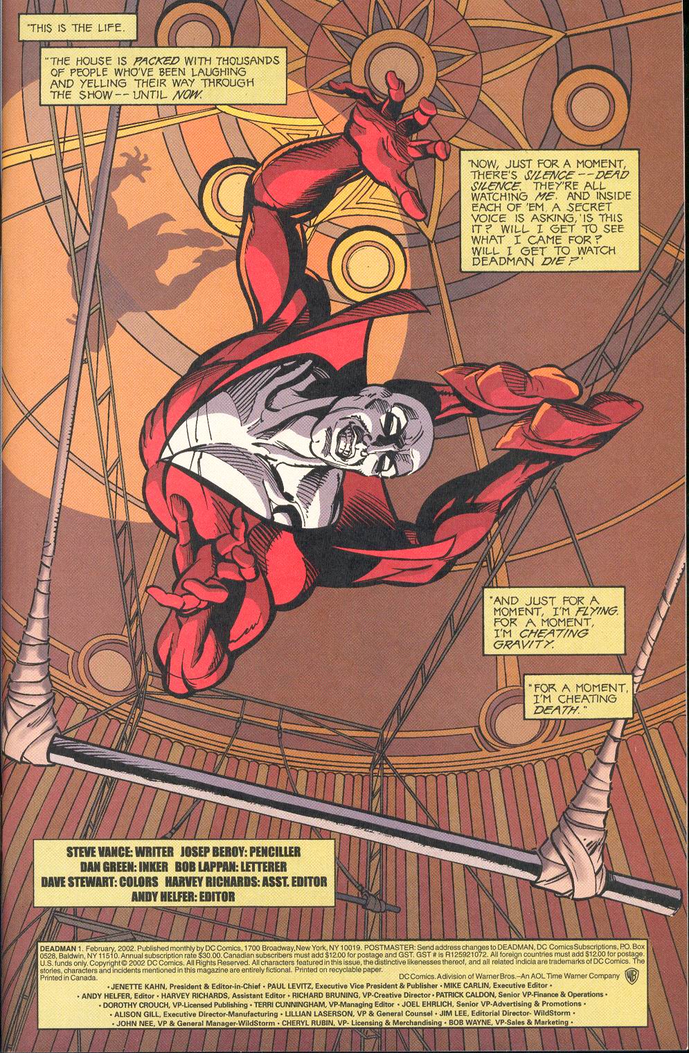 Read online Deadman (2002) comic -  Issue #1 - 2