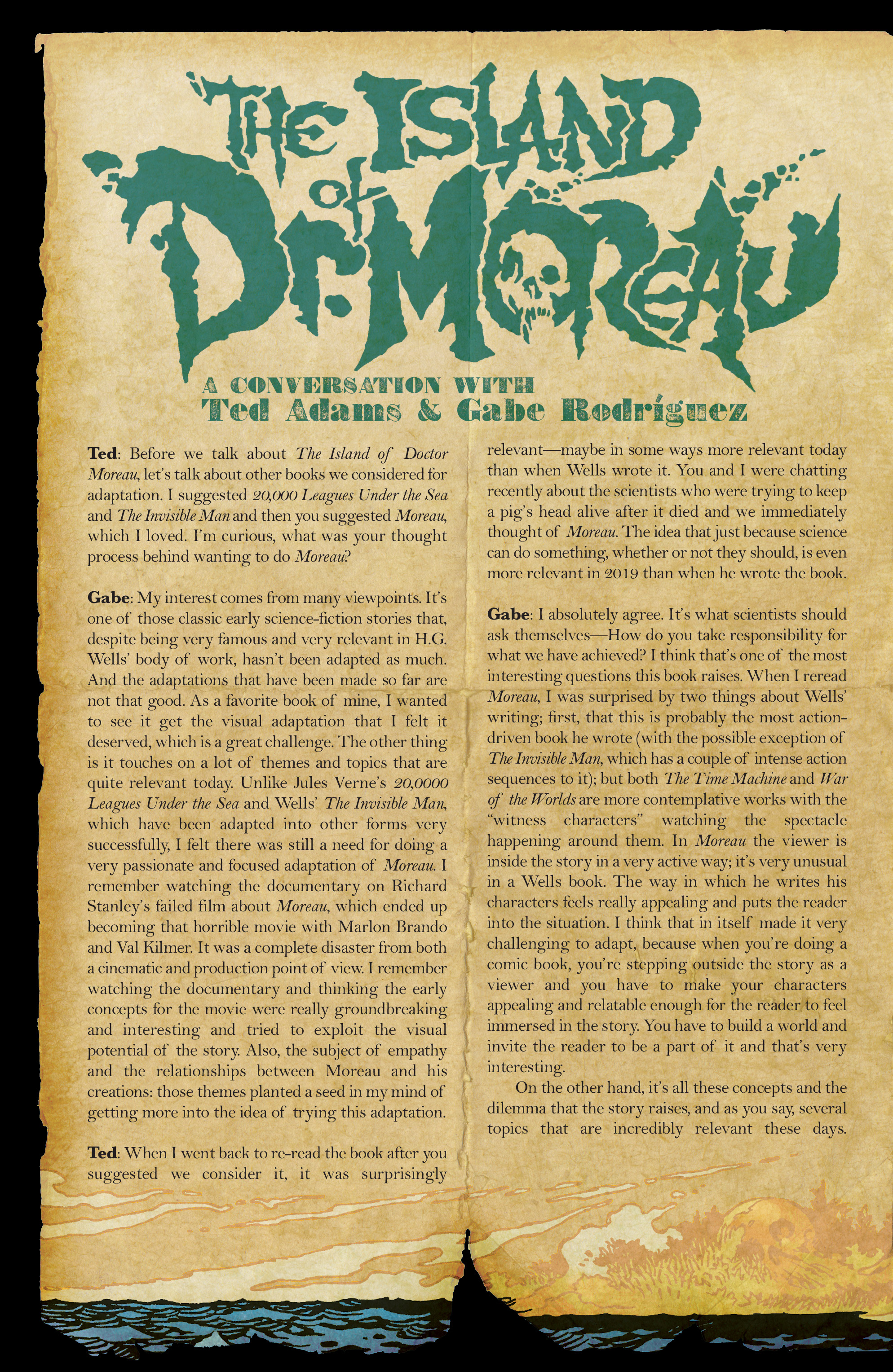 Read online The Island of Dr. Moreau (2019) comic -  Issue #1 - 18