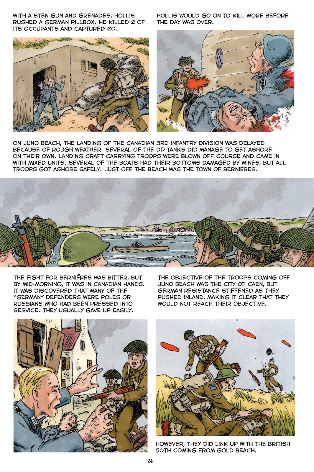 Normandy: A Graphic History of D-Day, the Allied Invasion of Hitler's Fortress Europe issue TPB - Page 25