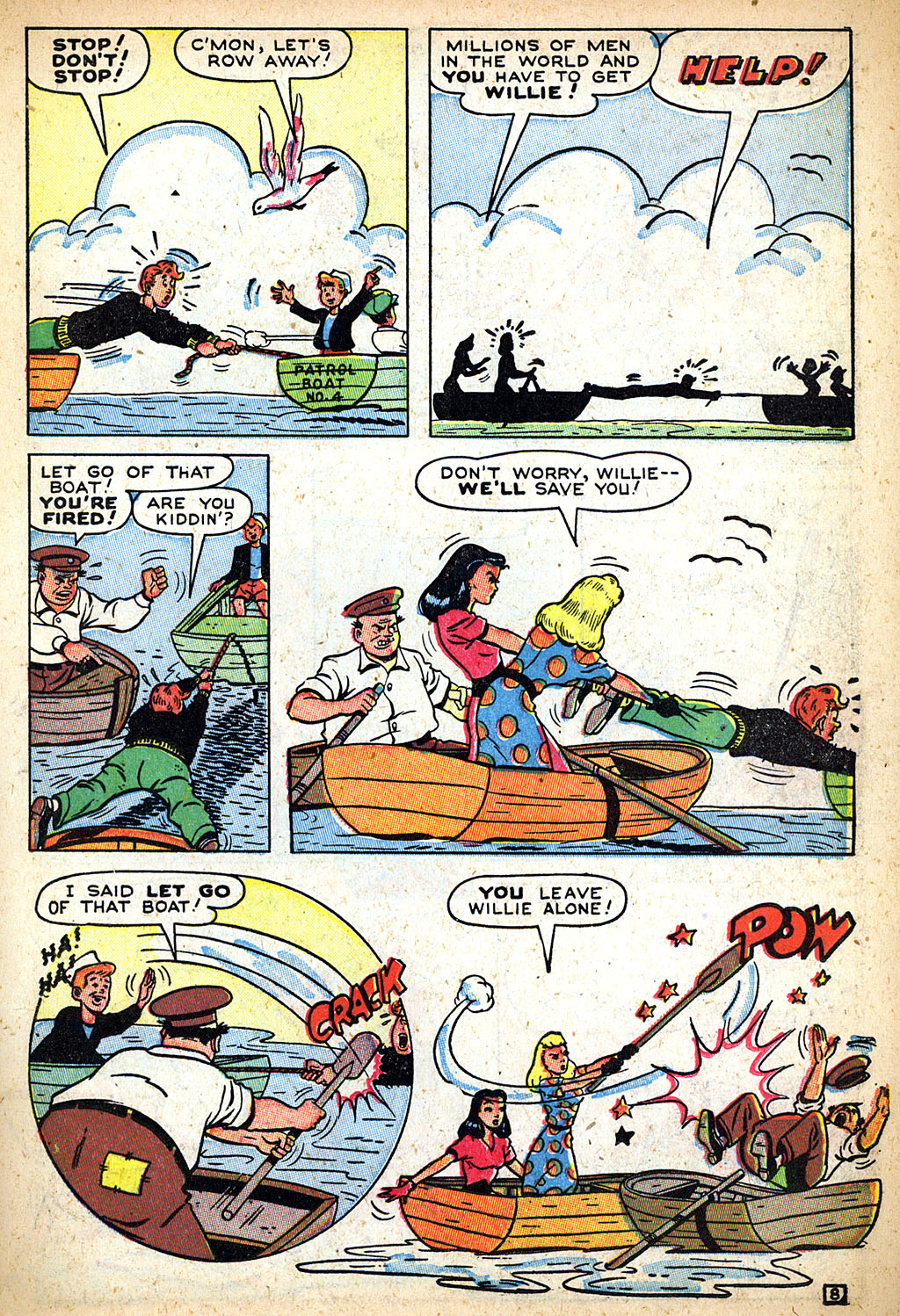 Read online Willie Comics (1946) comic -  Issue #7 - 19