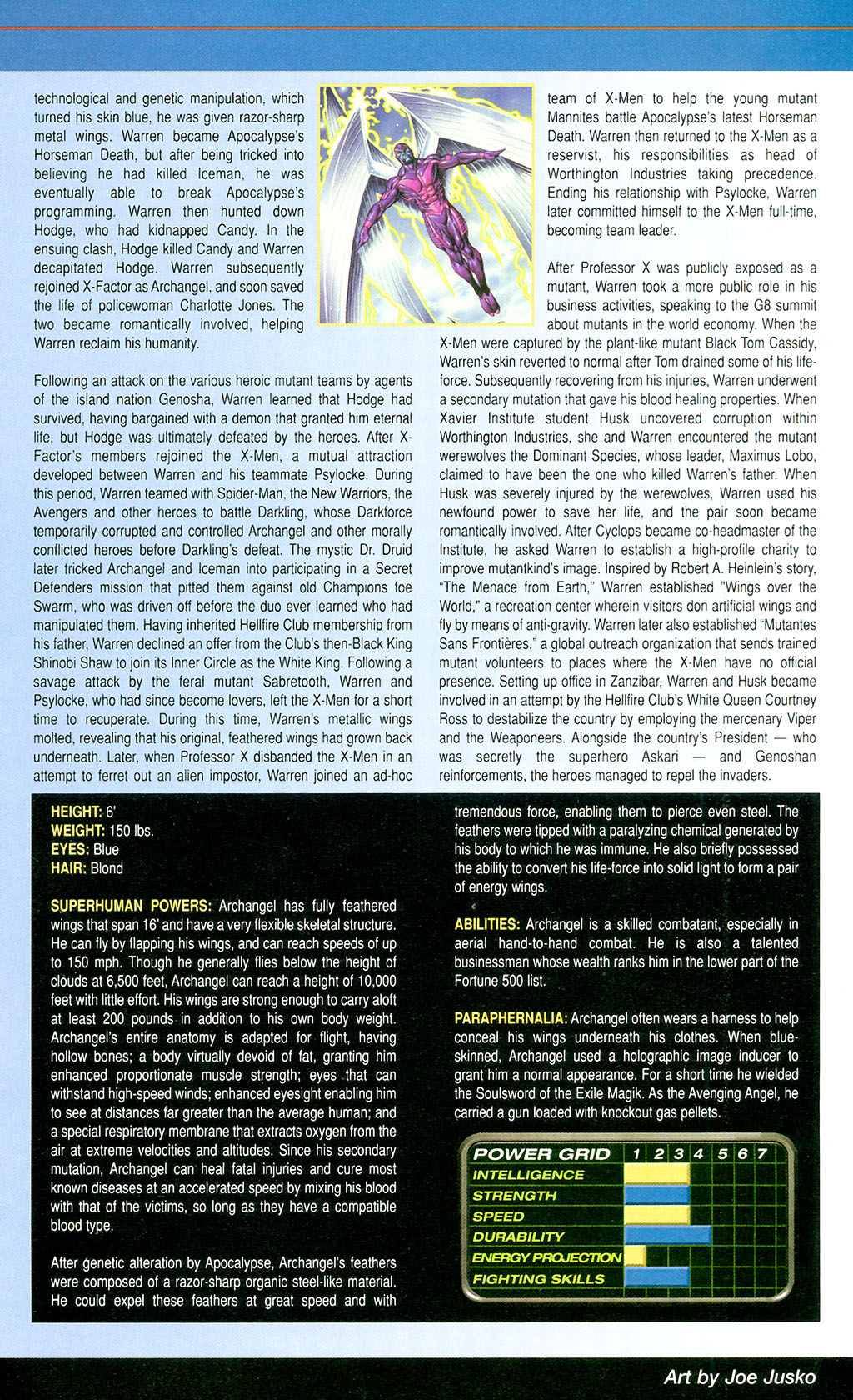 Read online Official Handbook of the Marvel Universe: X-Men 2005 comic -  Issue # Full - 6