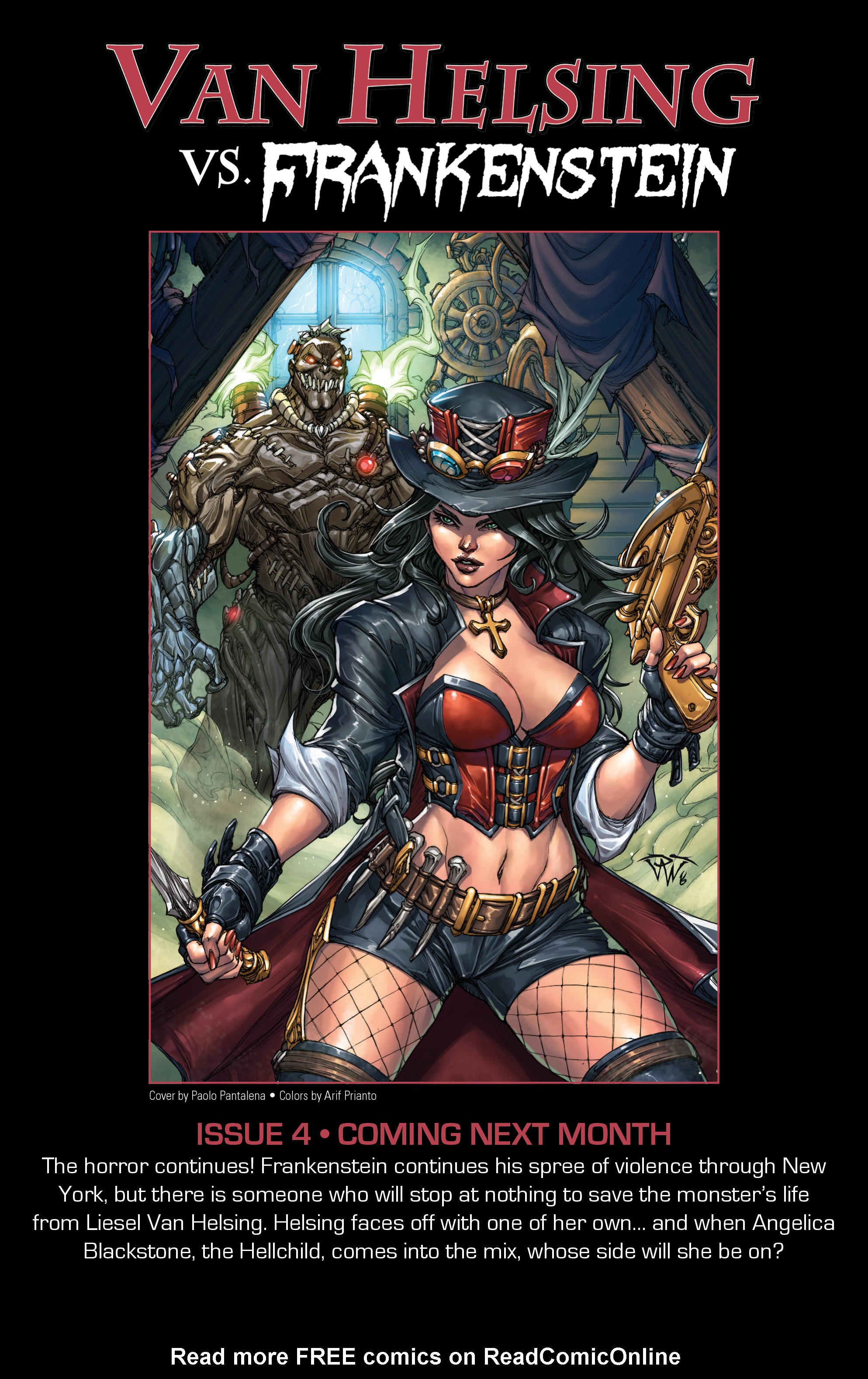 Read online Van Helsing vs Frankenstein comic -  Issue #3 - 24