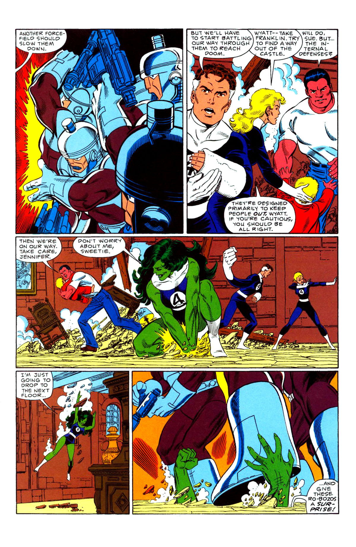 Read online Fantastic Four Visionaries: John Byrne comic -  Issue # TPB 6 - 96