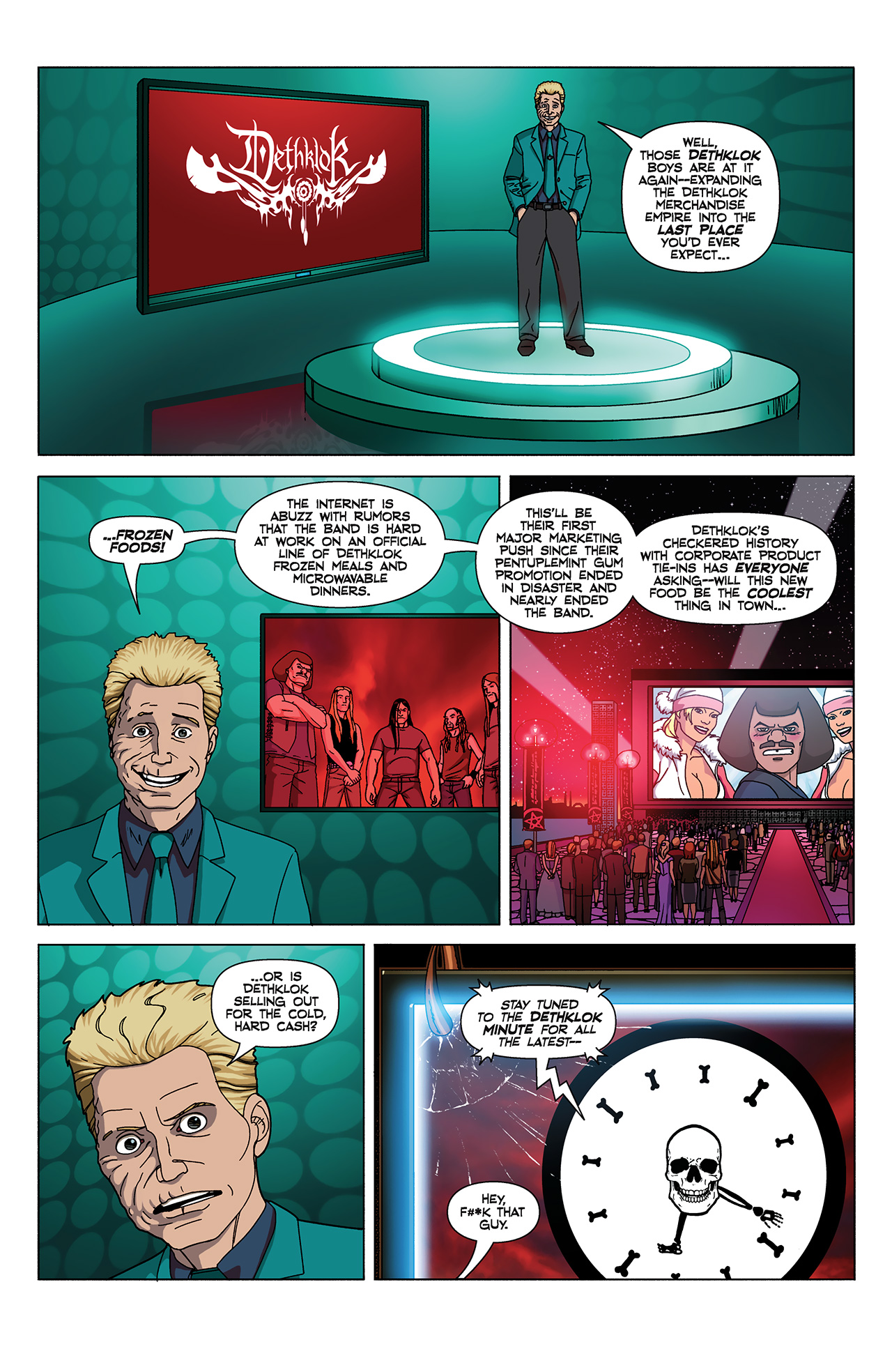 Read online Dethklok comic -  Issue #1 - 4