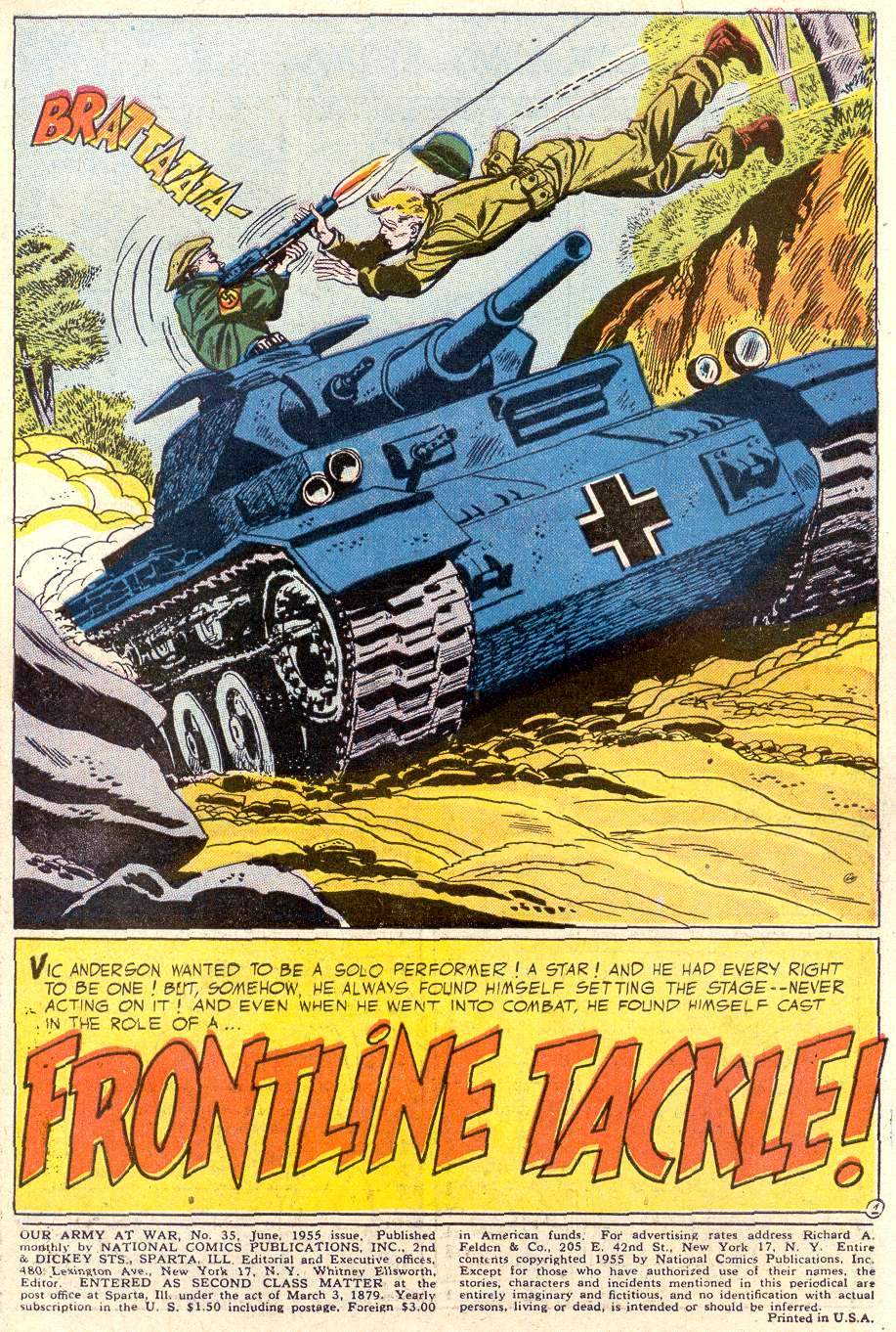 Read online Our Army at War (1952) comic -  Issue #35 - 4