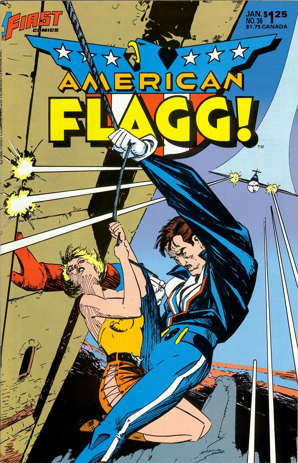 Read online American Flagg! comic -  Issue #36 - 1