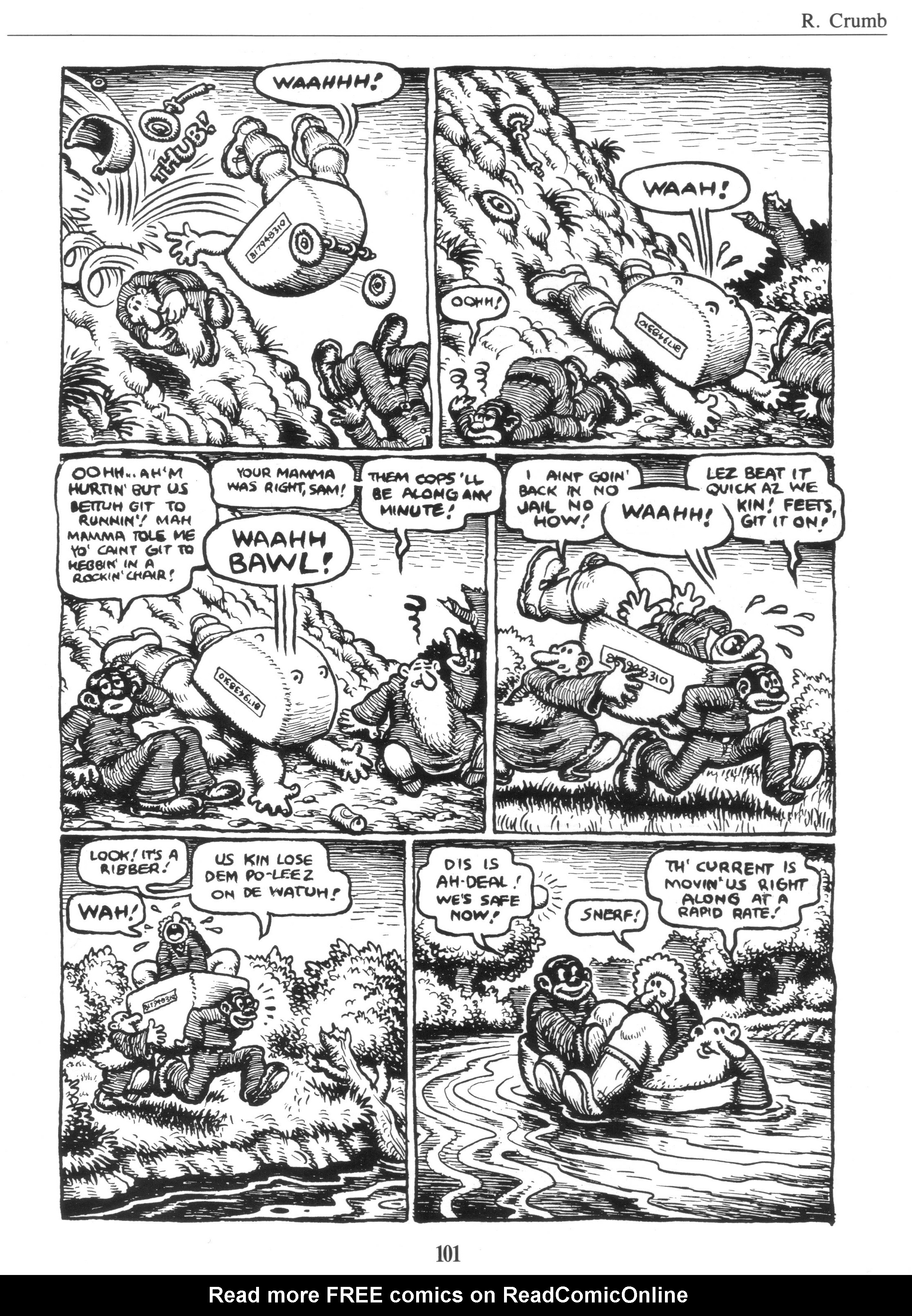 Read online The Complete Crumb Comics comic -  Issue # TPB 8 - 109