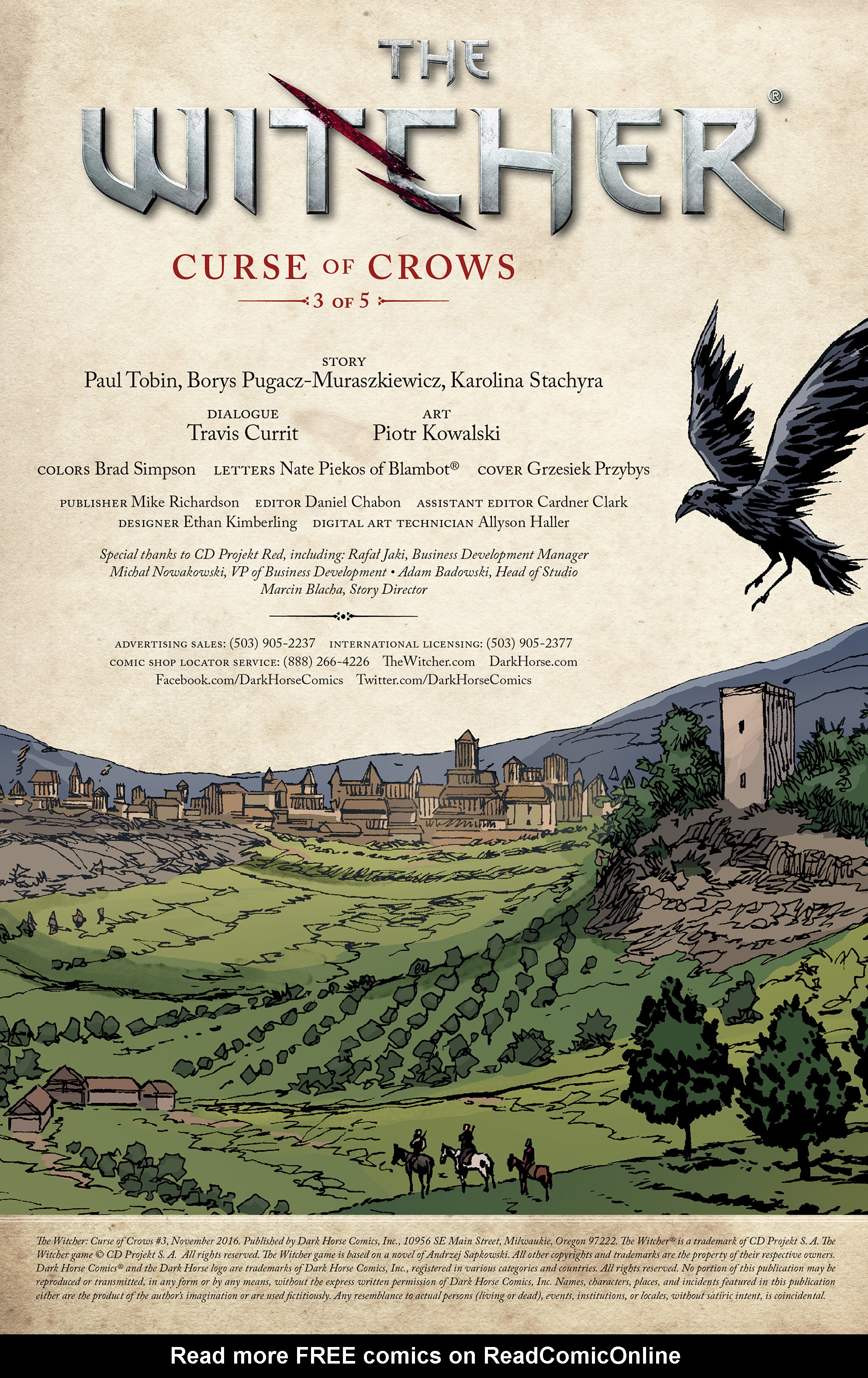 Read online The Witcher: Curse of Crows comic -  Issue #3 - 2