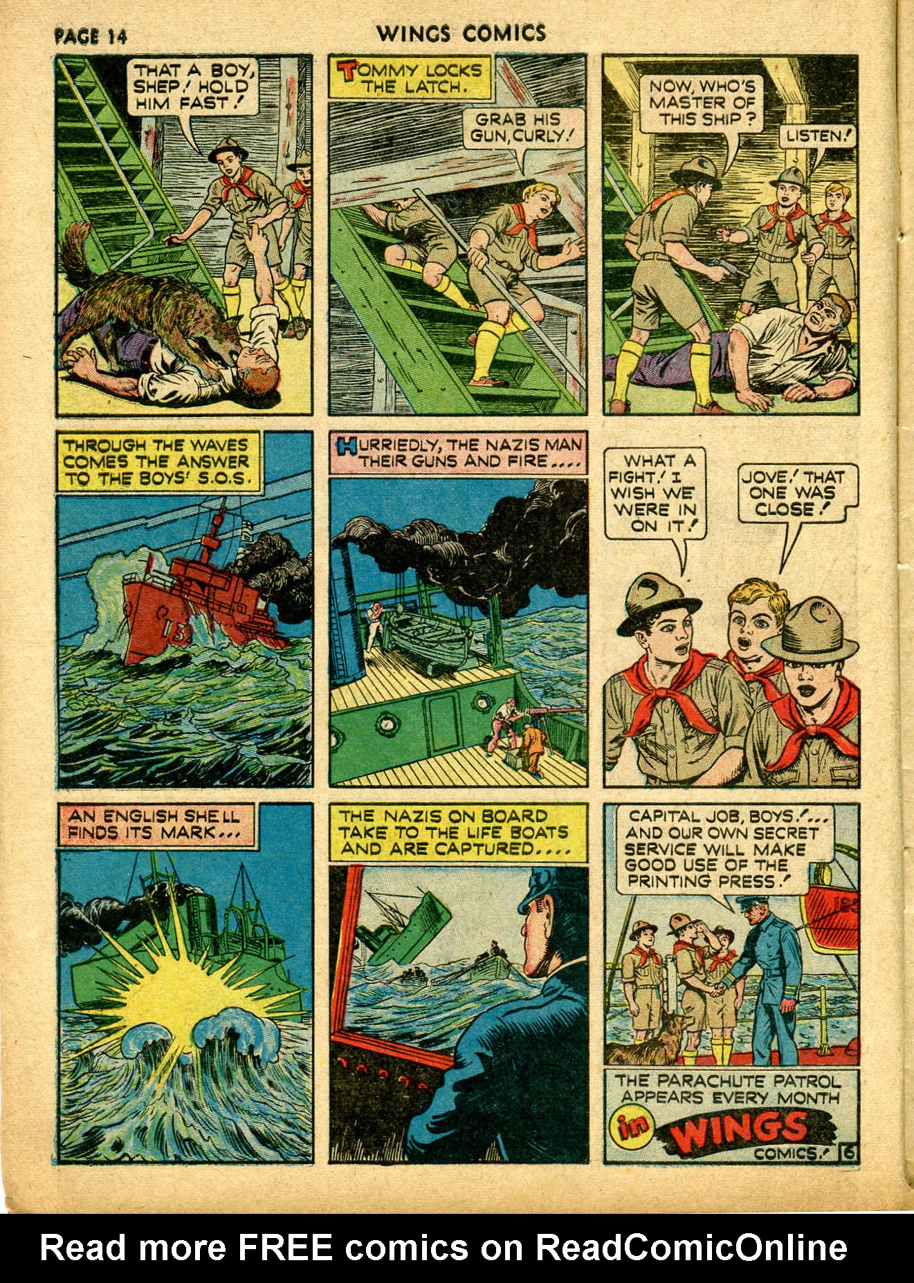 Read online Wings Comics comic -  Issue #12 - 16