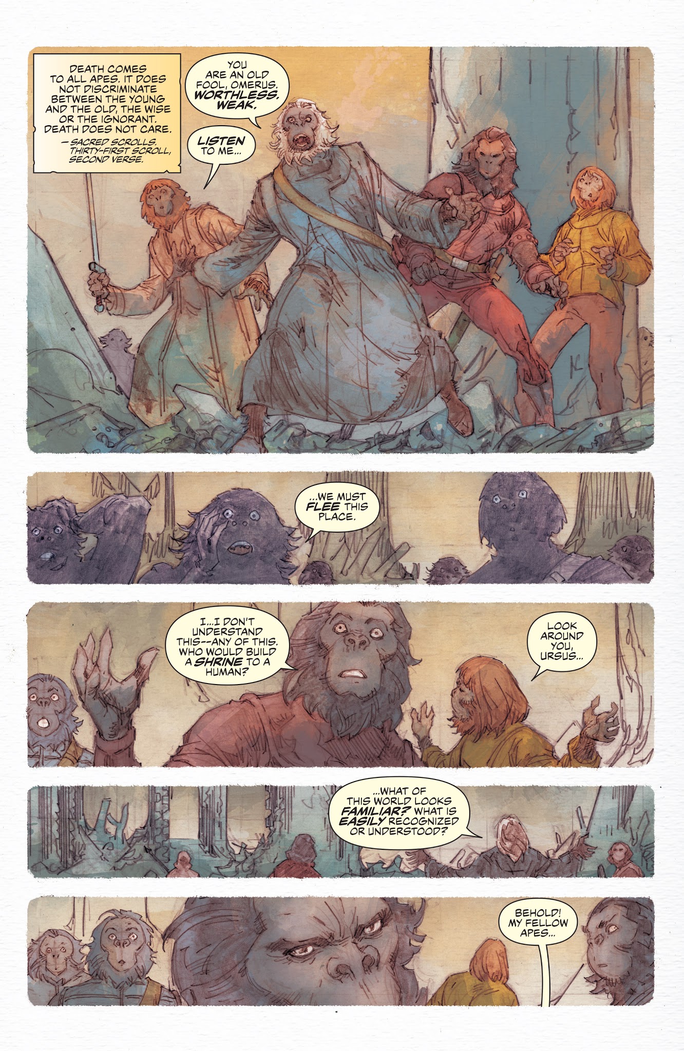 Read online Planet of the Apes: Ursus comic -  Issue #5 - 5