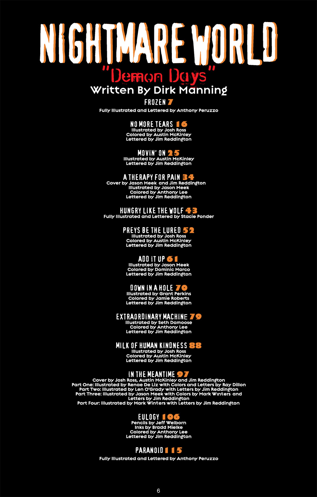 Read online Nightmare World comic -  Issue # Vol. 3 Demon Days - 7