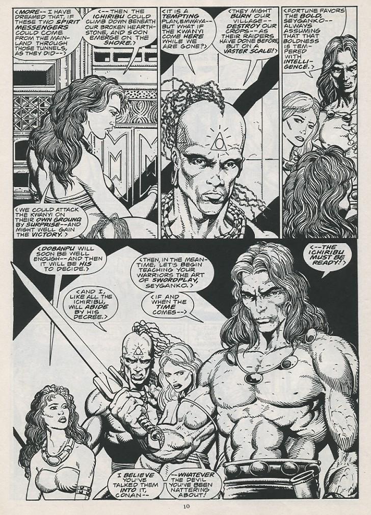 Read online The Savage Sword Of Conan comic -  Issue #215 - 12