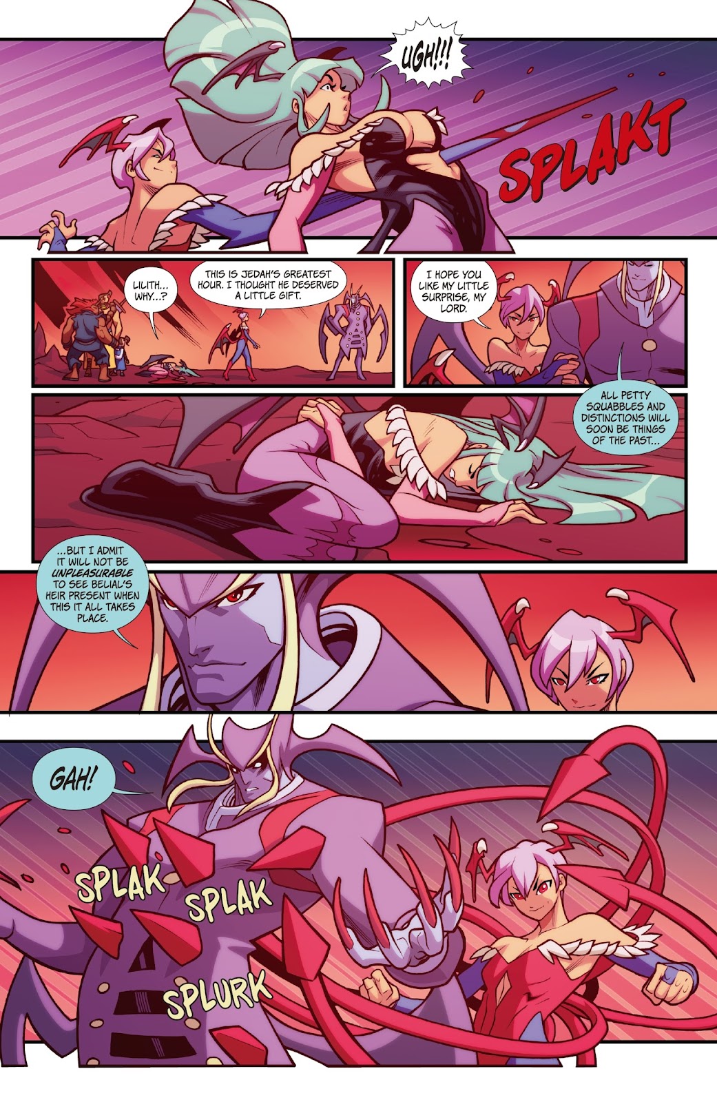 Street Fighter VS Darkstalkers issue 6 - Page 14