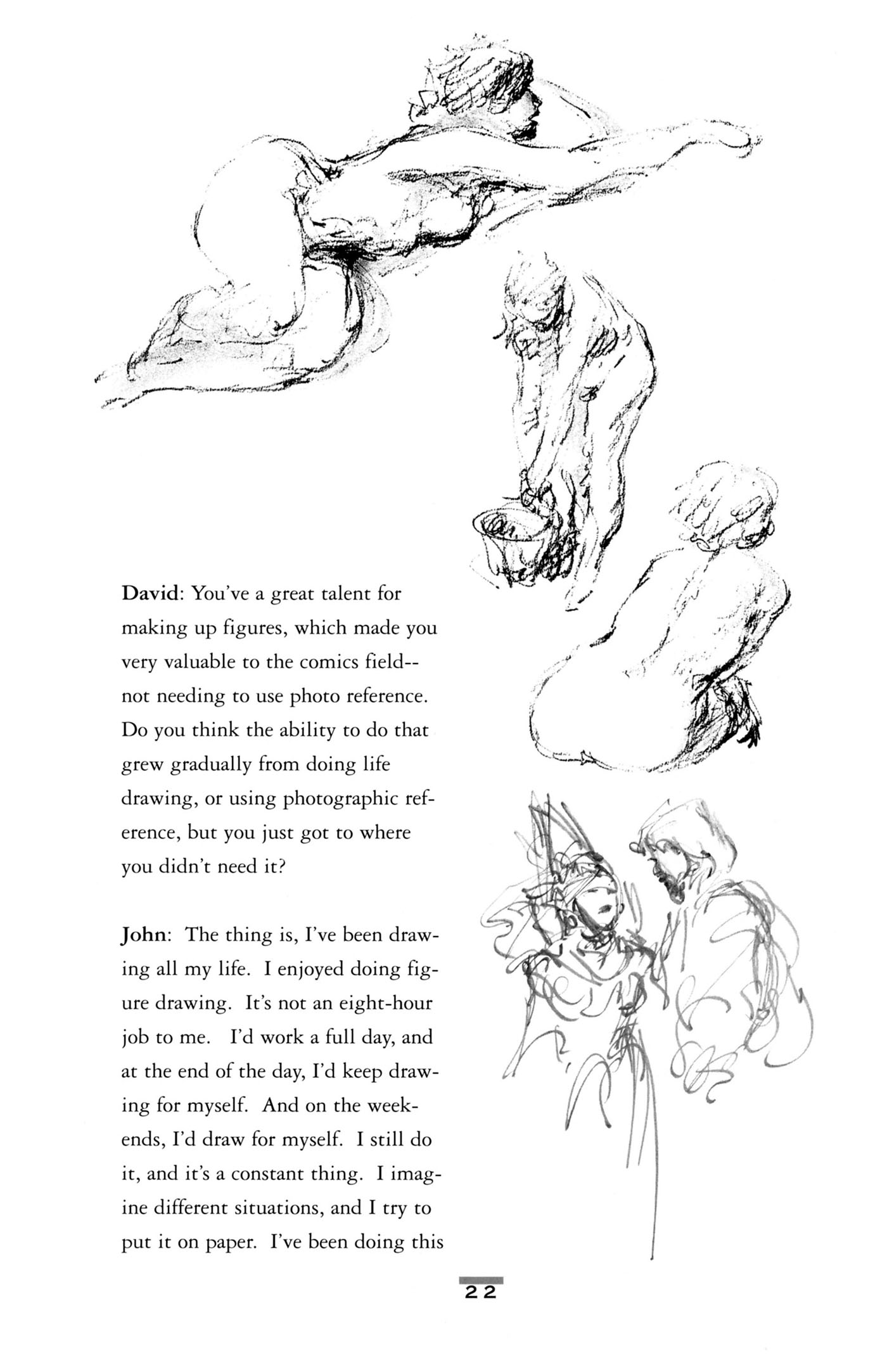 Read online John Buscema Sketchbook comic -  Issue # TPB - 26