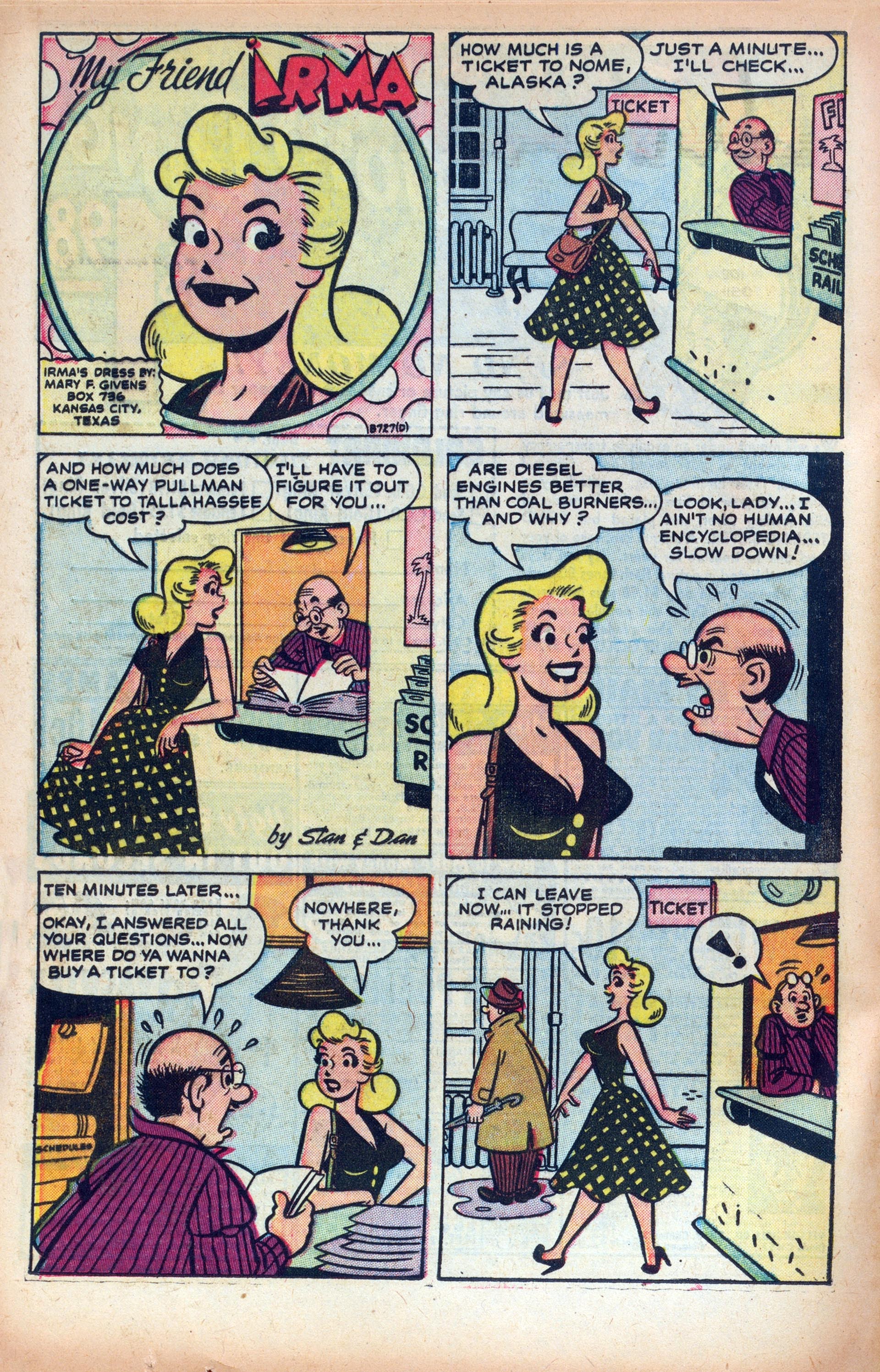 Read online My Friend Irma comic -  Issue #29 - 20