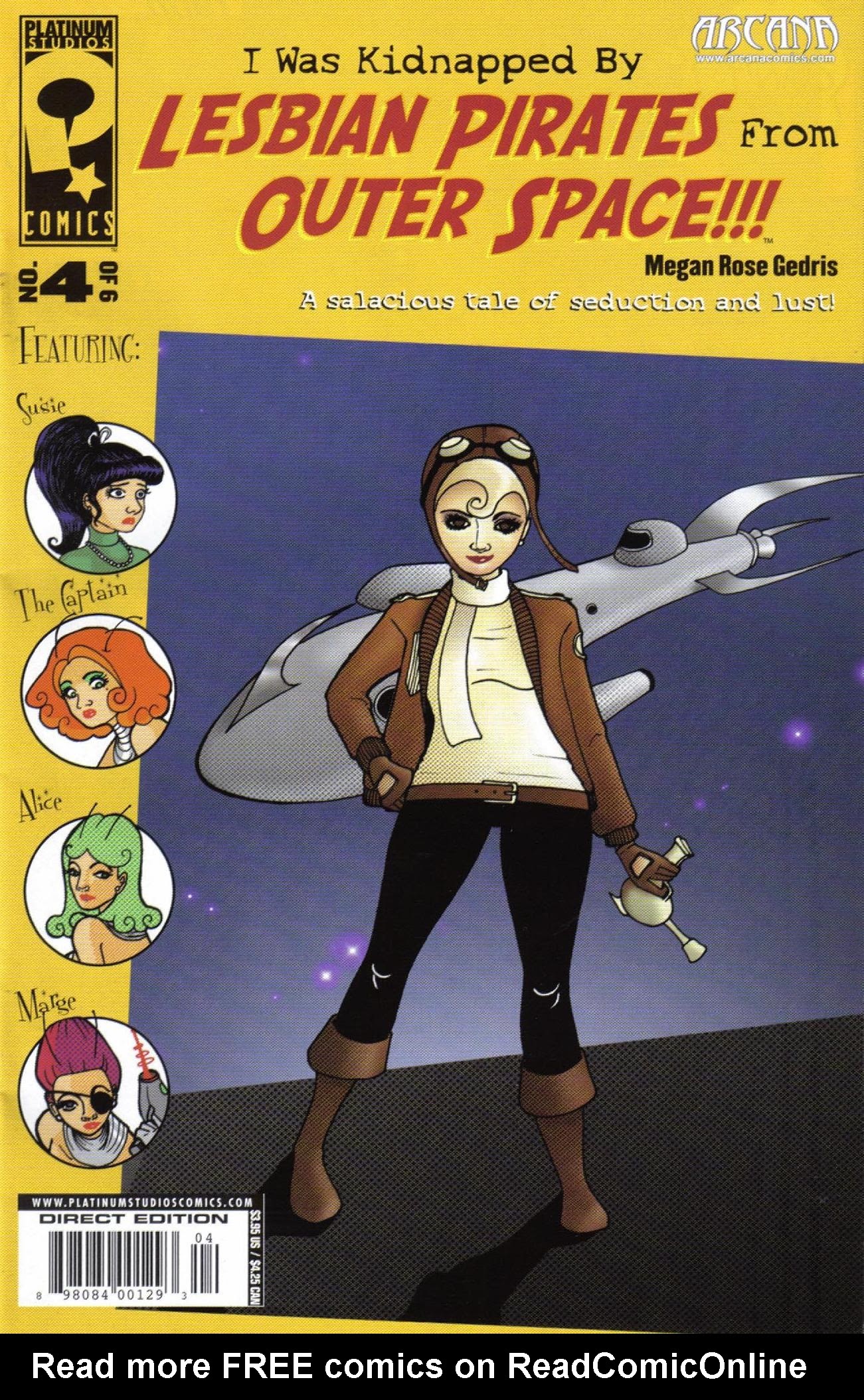 Read online I Was Kidnapped By Lesbian Pirates From Outer Space comic -  Issue #4 - 1