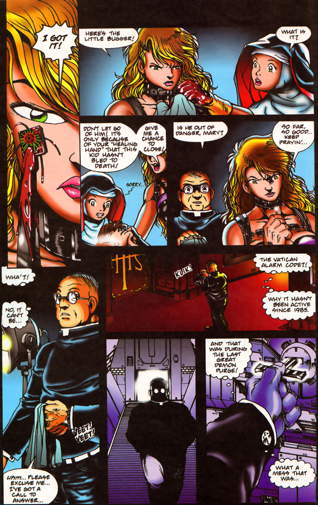 Read online Warrior Nun Areala (1994) comic -  Issue #2 - 11