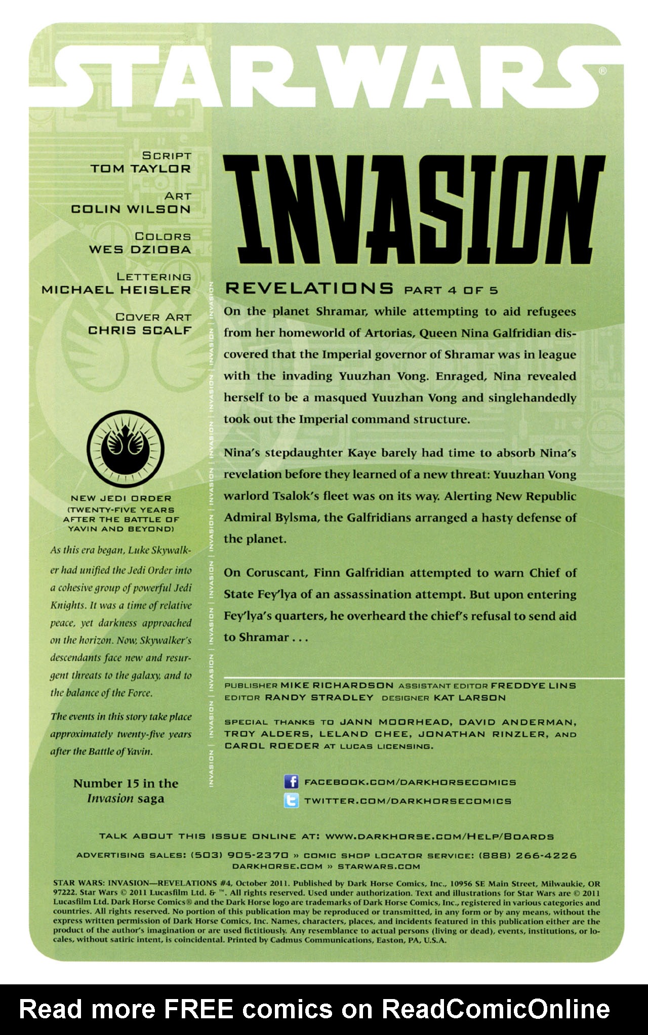 Read online Star Wars: Invasion - Revelations comic -  Issue #4 - 2