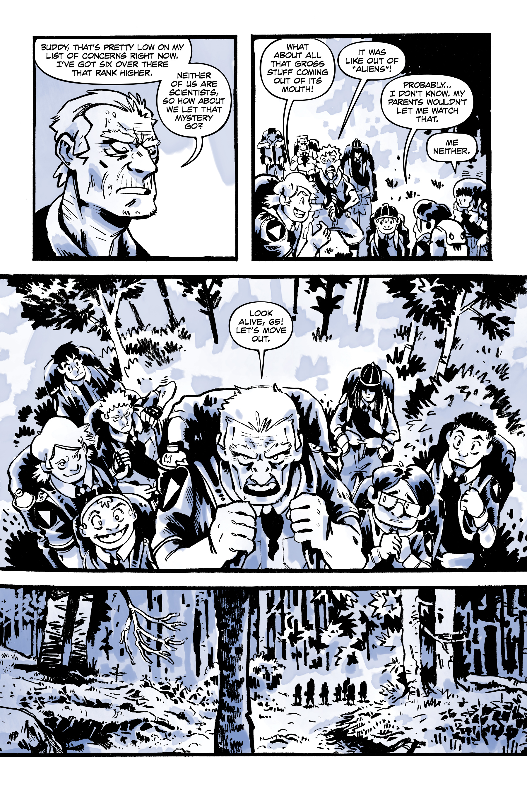 Read online Junior Braves of the Apocalypse: Out of the Woods comic -  Issue # TPB (Part 1) - 39