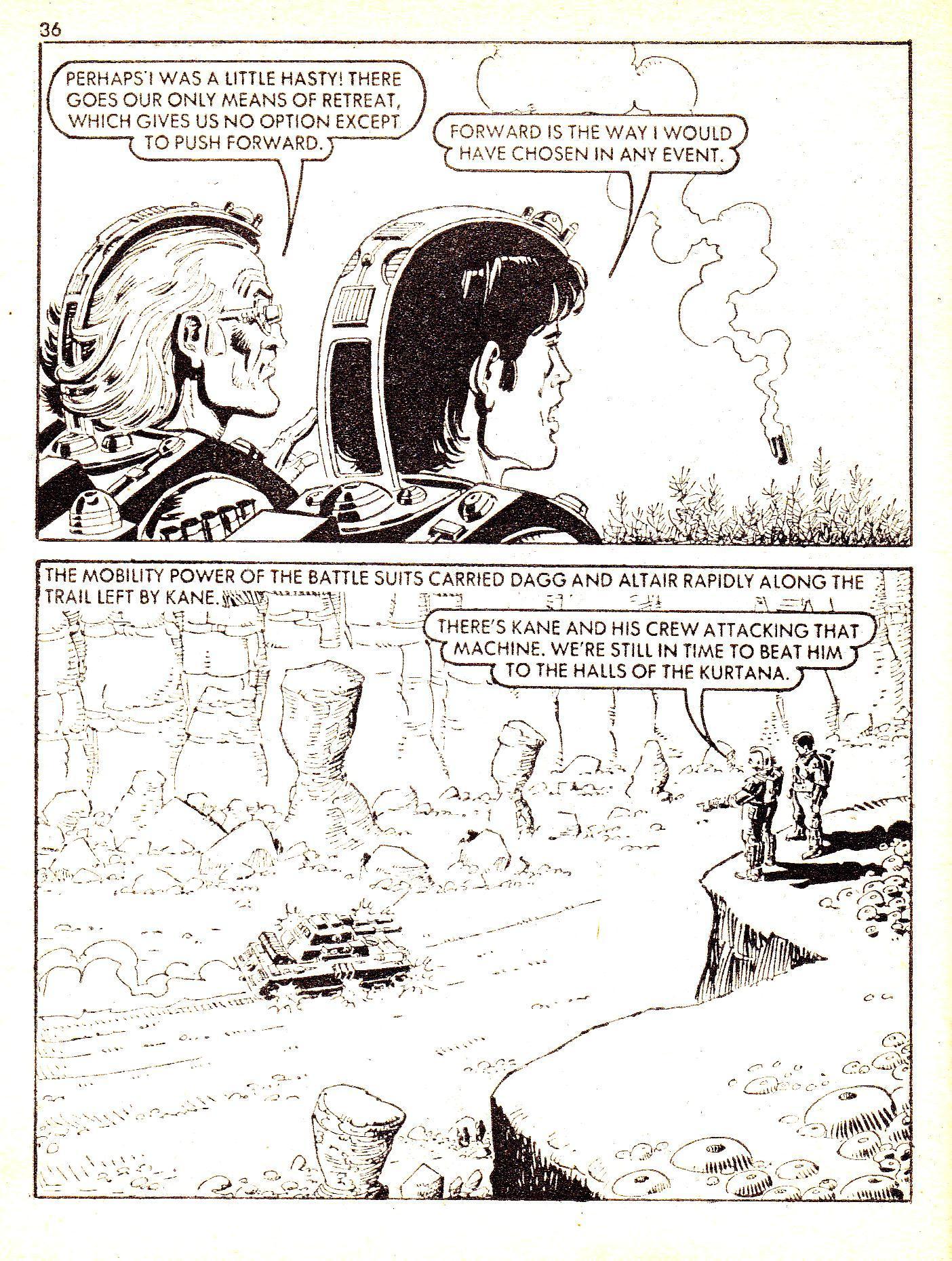 Read online Starblazer comic -  Issue #89 - 36