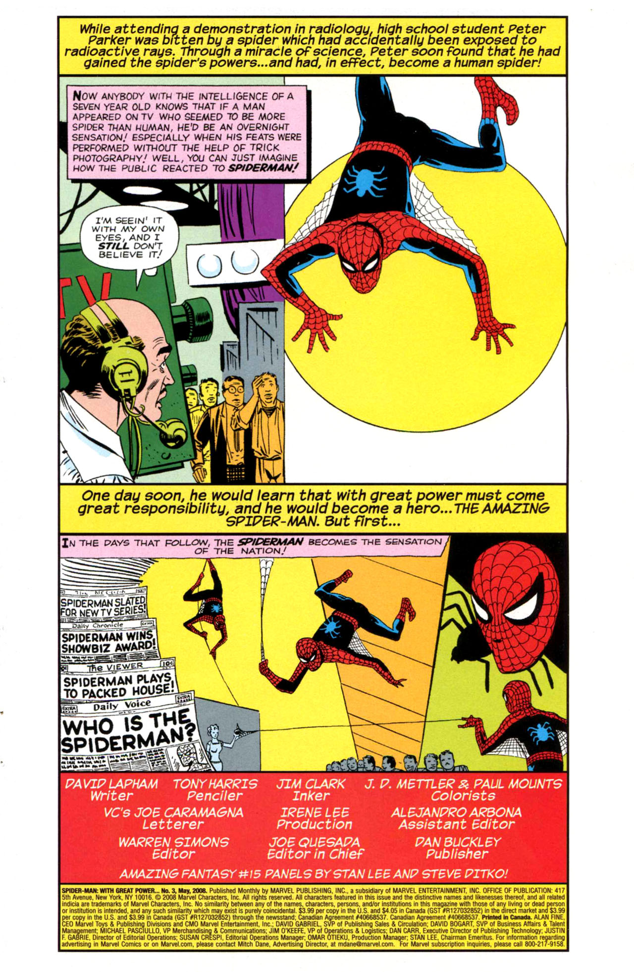 Read online Spider-Man: With Great Power... comic -  Issue #3 - 2