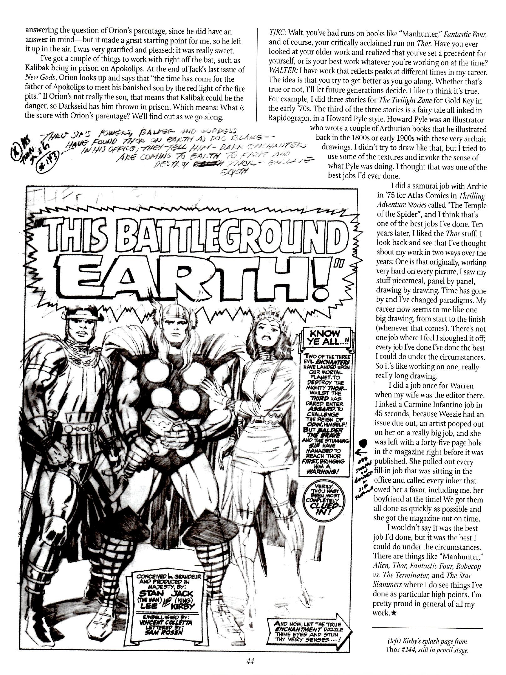 Read online The Jack Kirby Collector comic -  Issue #26 - 43
