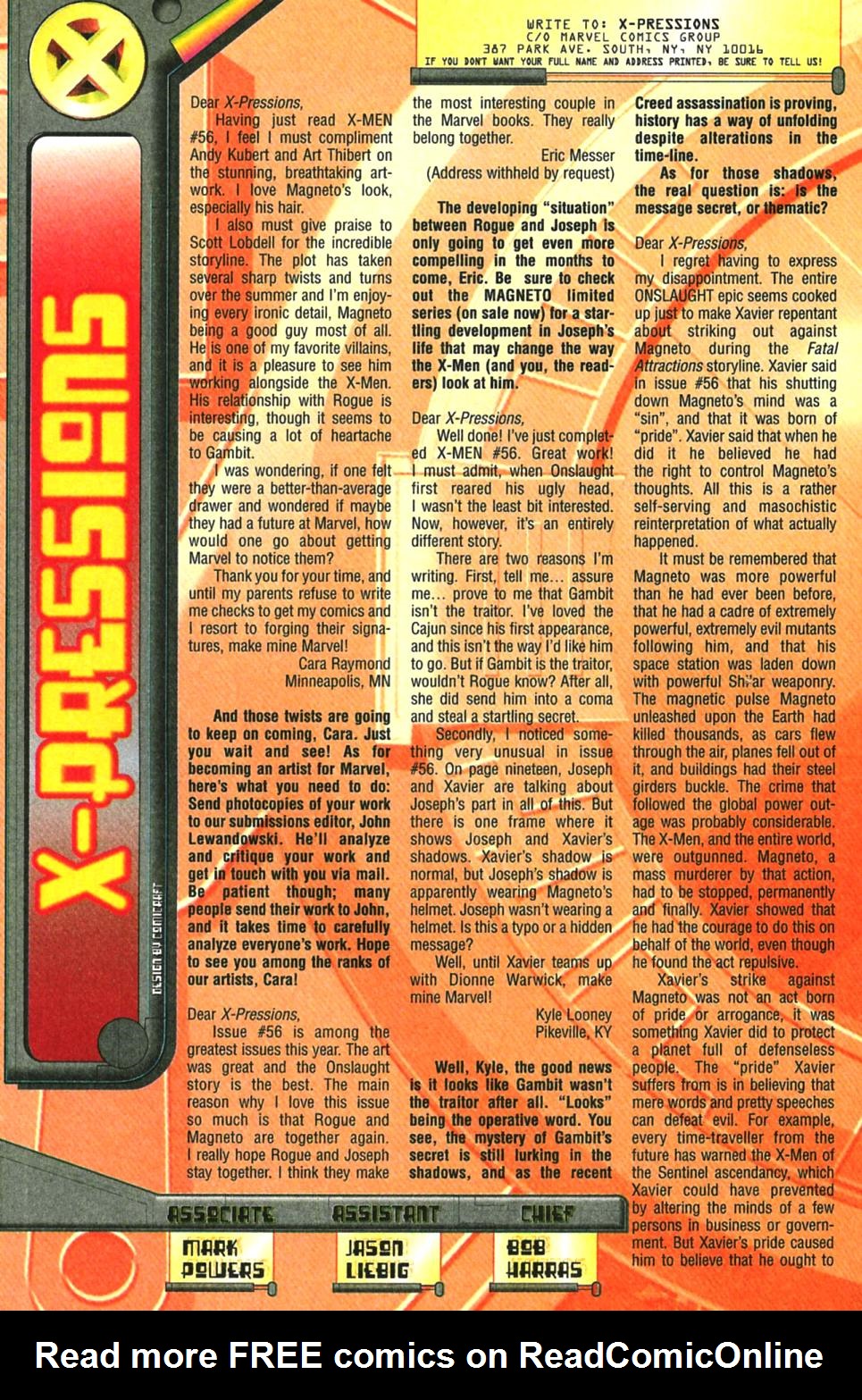 Read online X-Men (1991) comic -  Issue #60 - 23