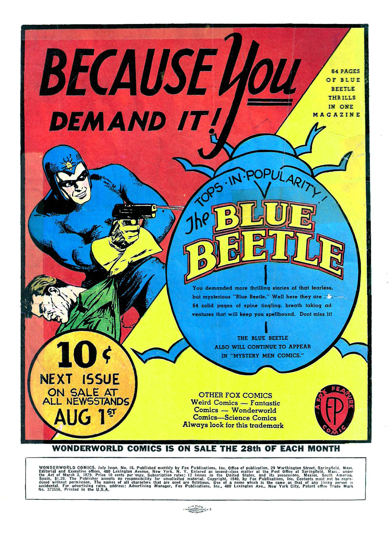 Read online Wonderworld Comics comic -  Issue #16 - 2