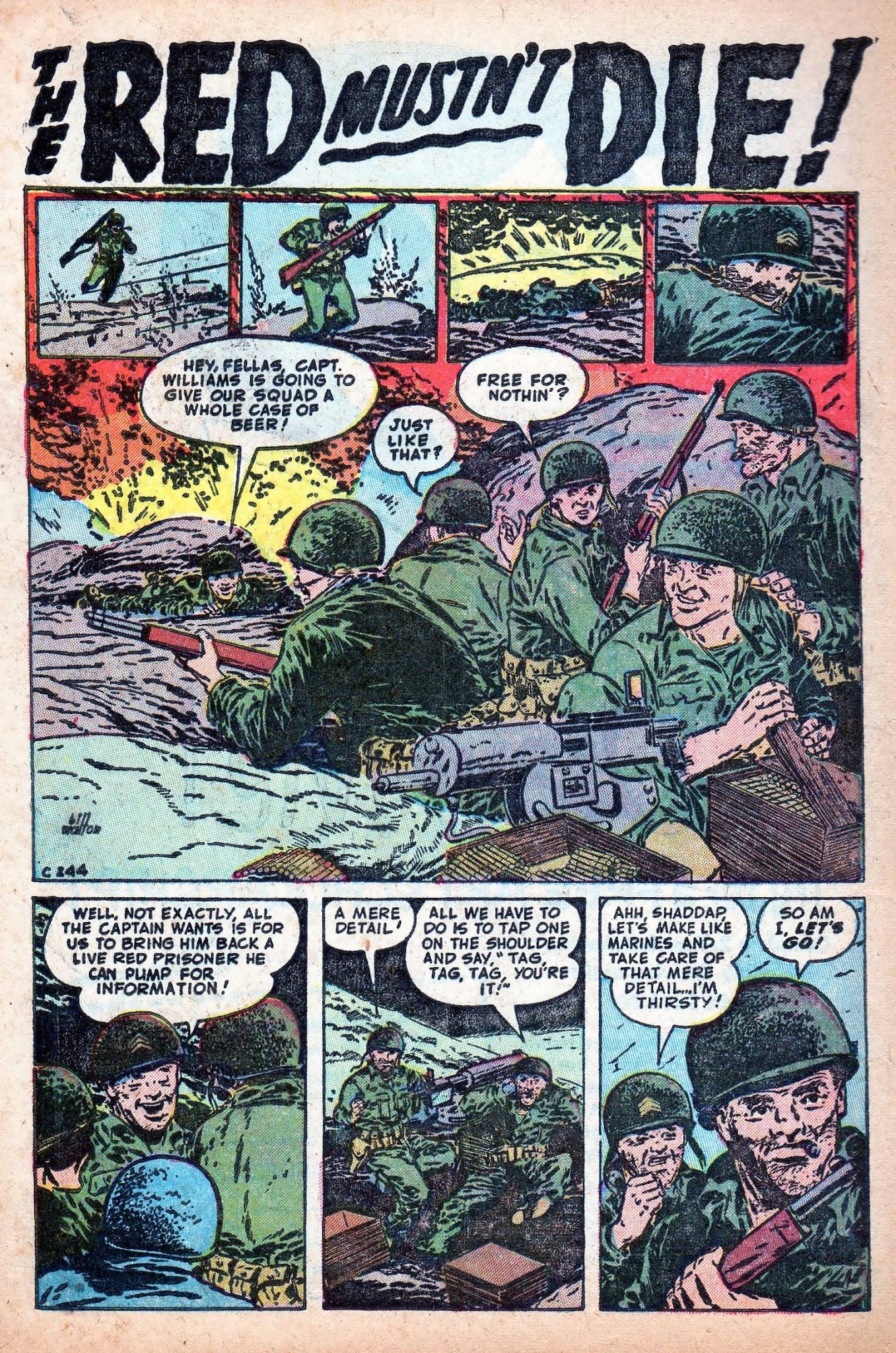 Read online War Comics comic -  Issue #23 - 12