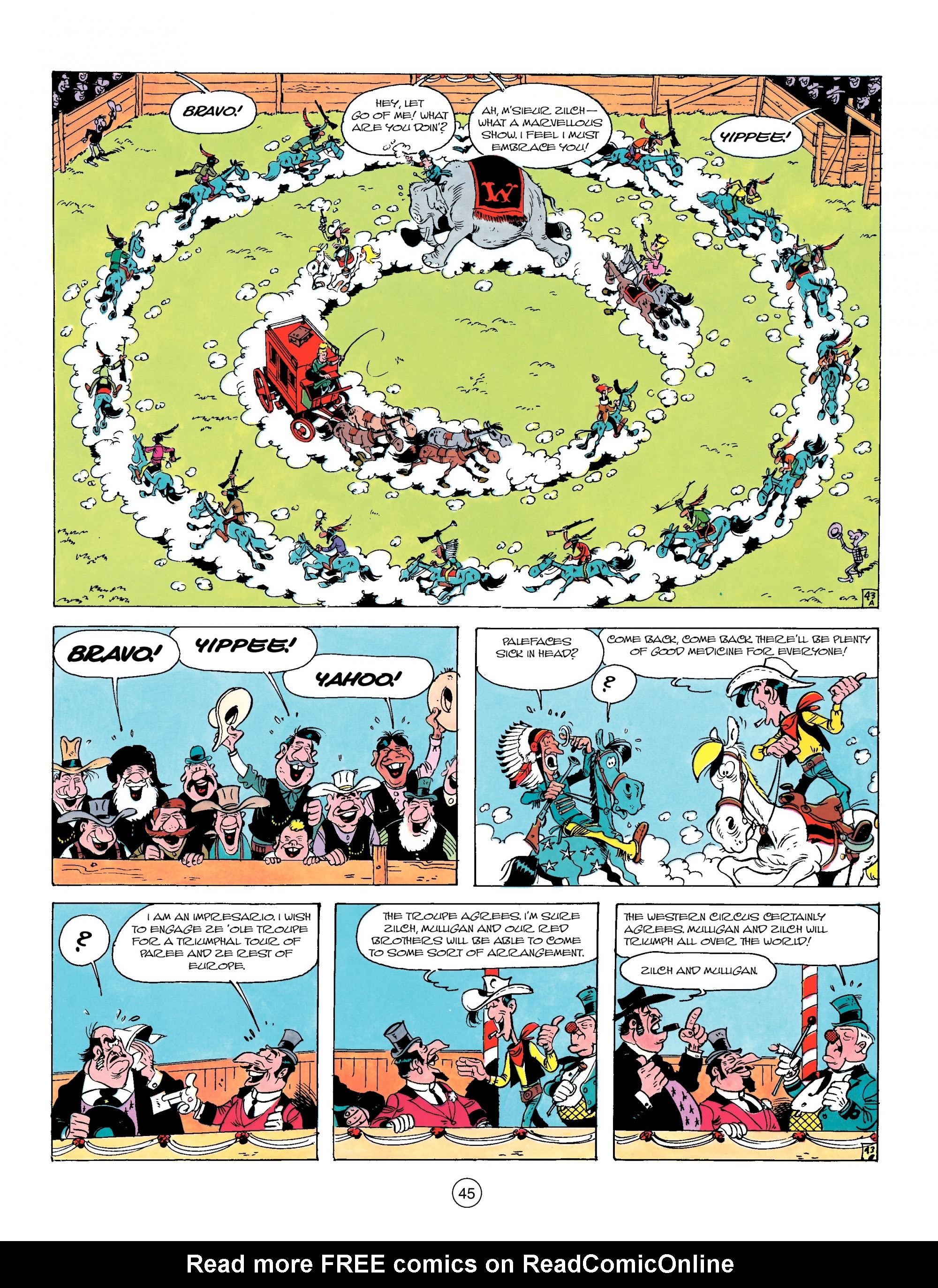 Read online A Lucky Luke Adventure comic -  Issue #11 - 45